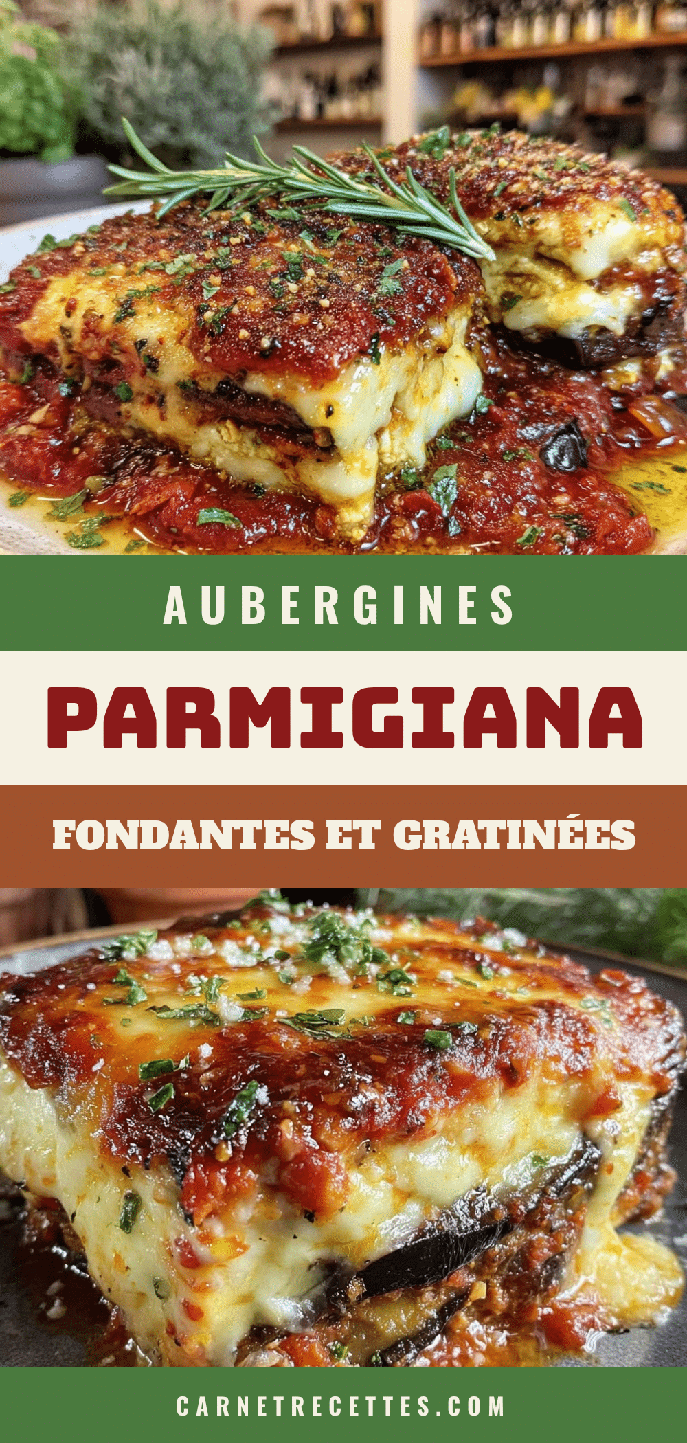 aubergines à la parmigiana au four recipe