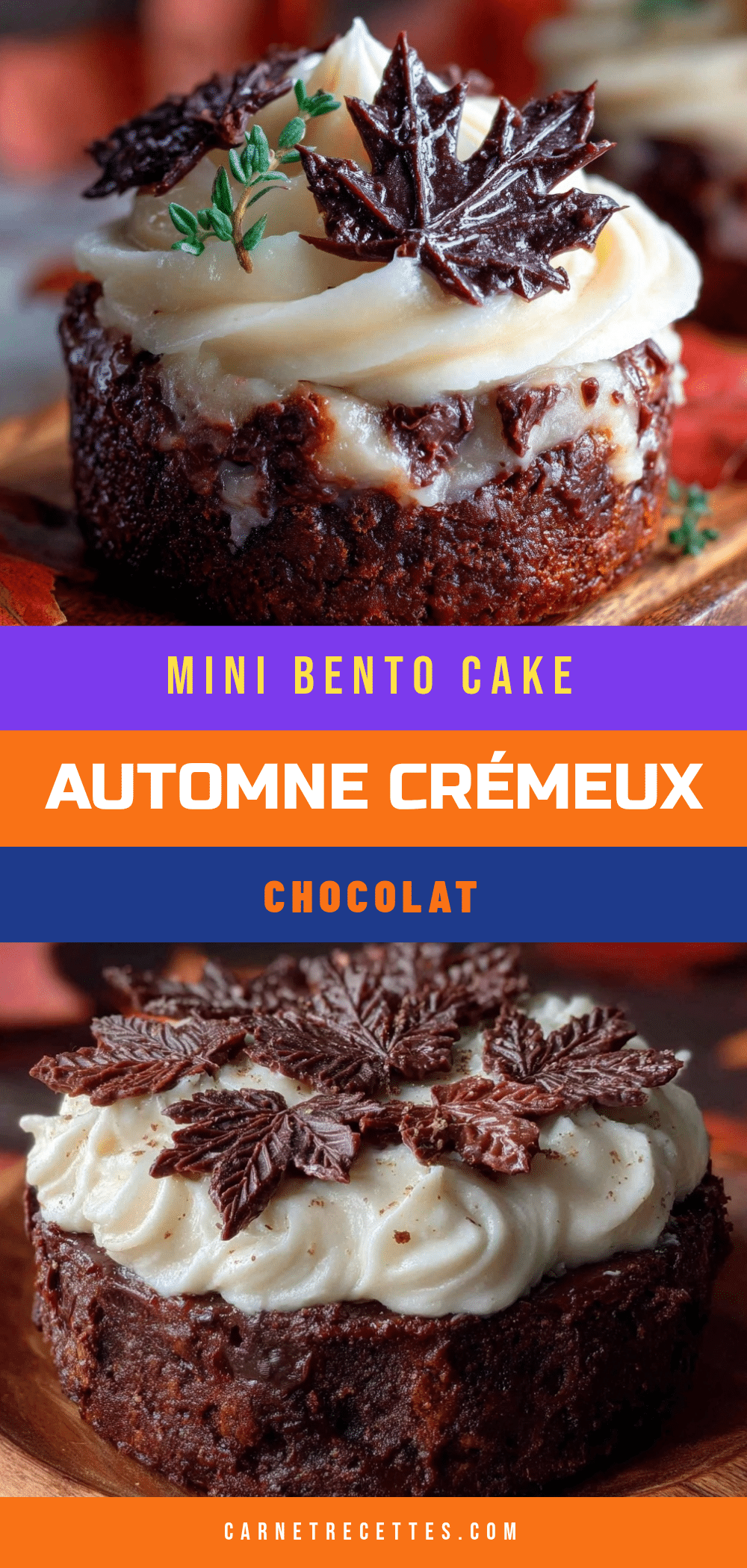 Bento Cake Automne recipe