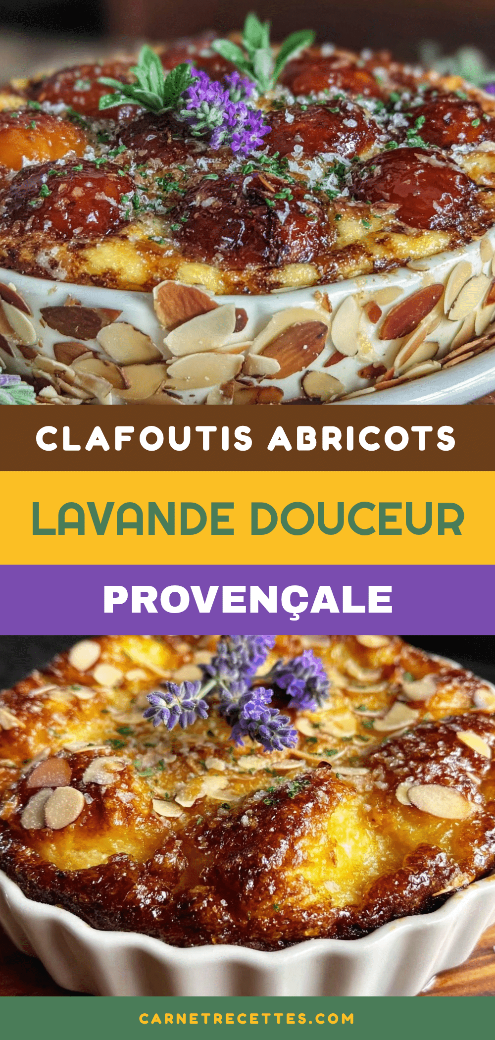 clafoutis aux abricots et lavande recipe