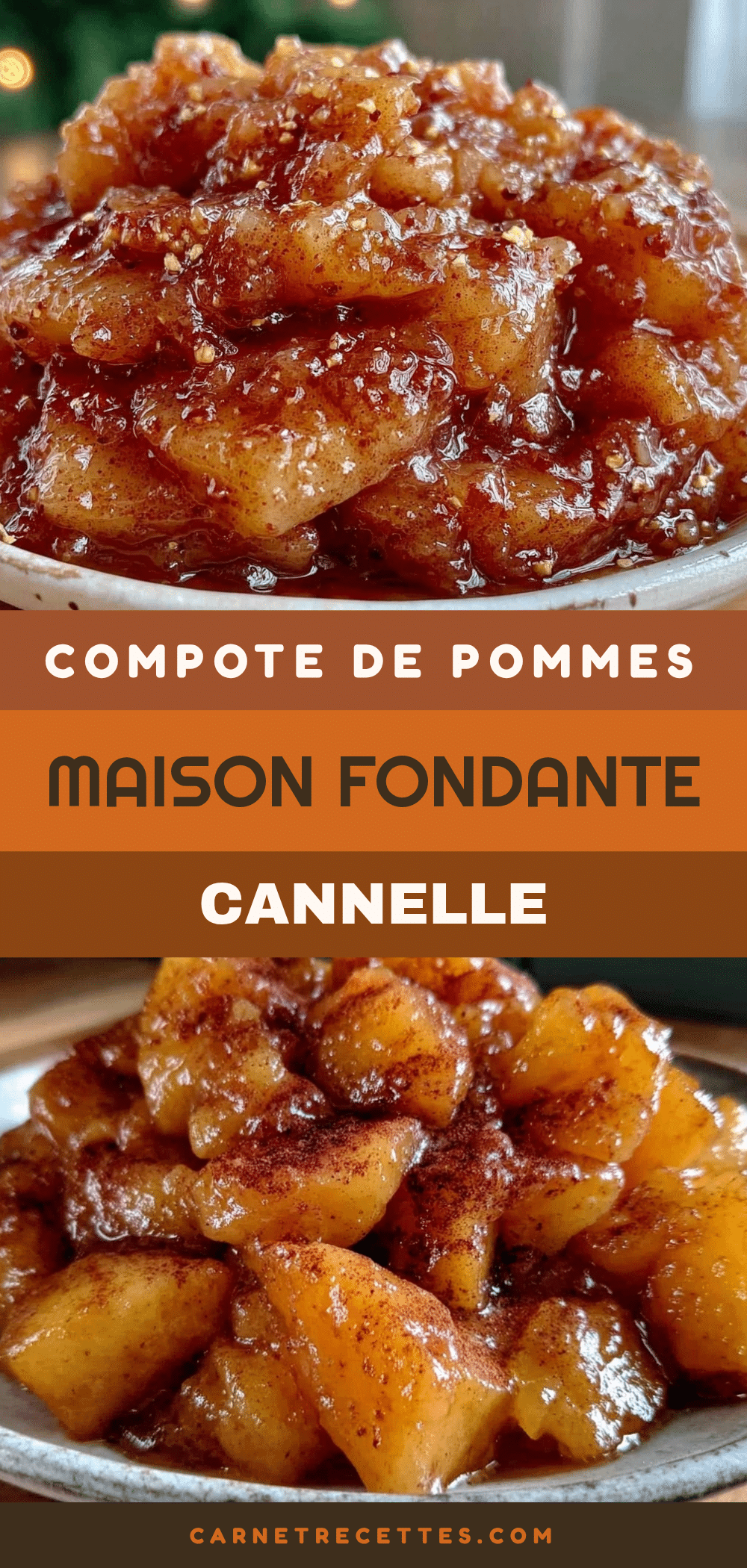 compote de pommes maison à la cannelle sans sucre recipe