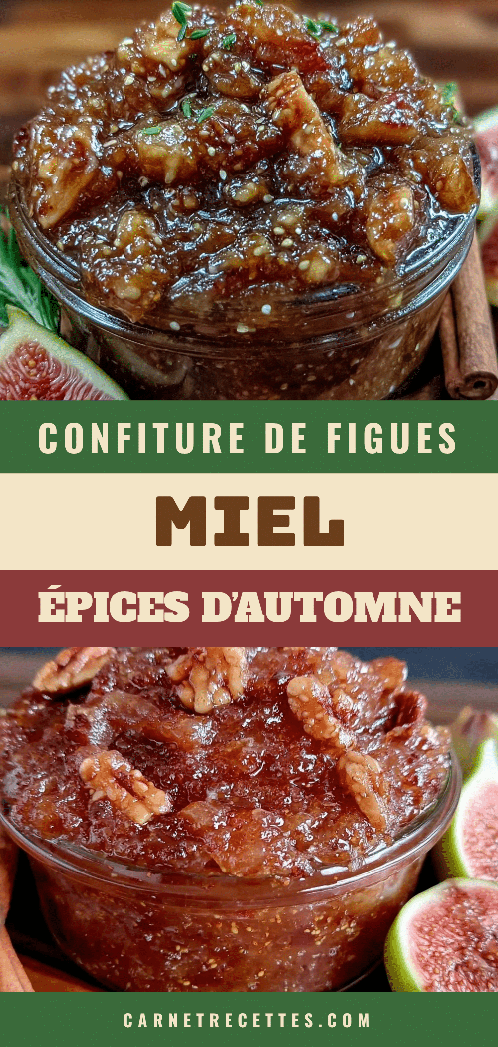 confiture de figues au miel et épices d’automne recipe