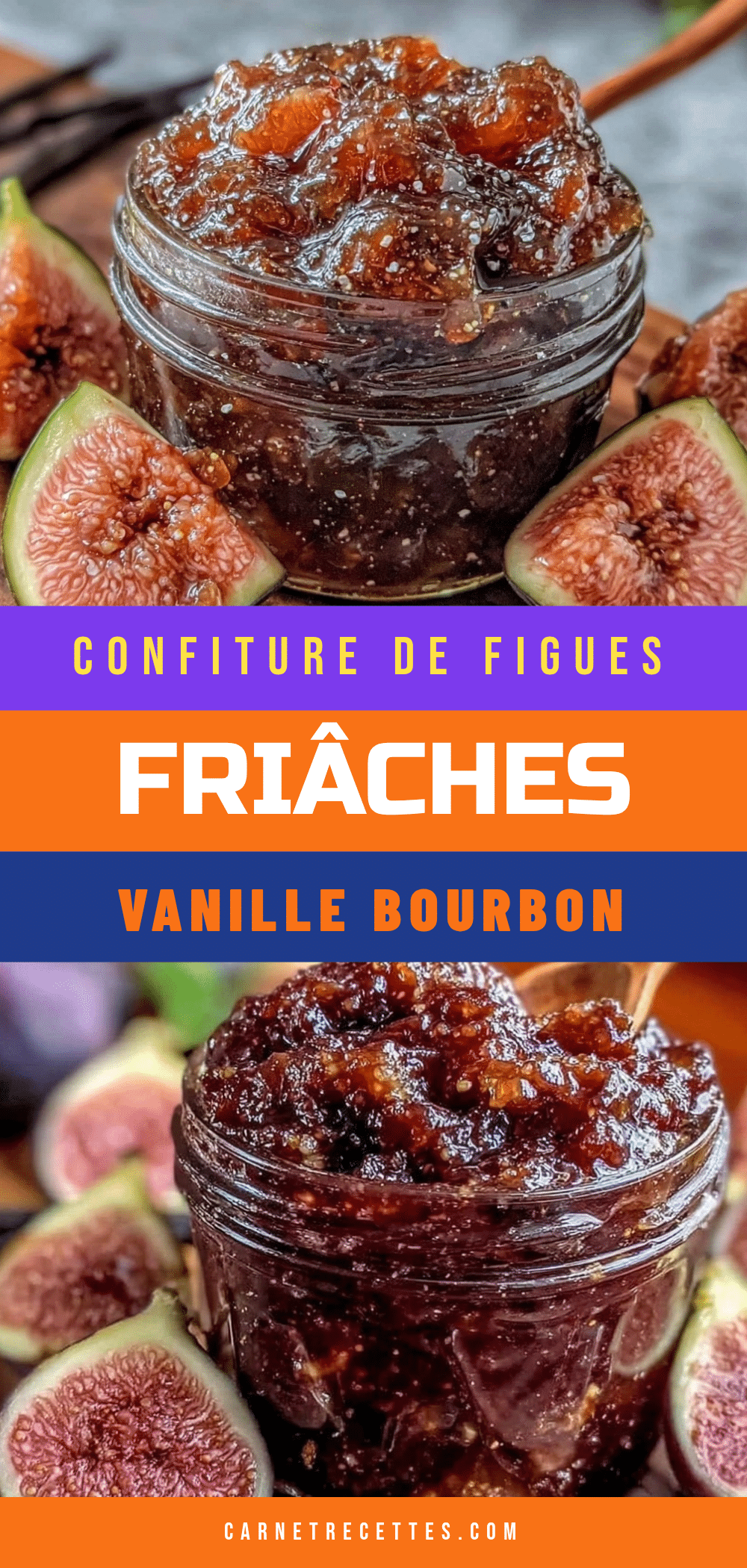 confiture de figues fraîches à la vanille bourbon recipe