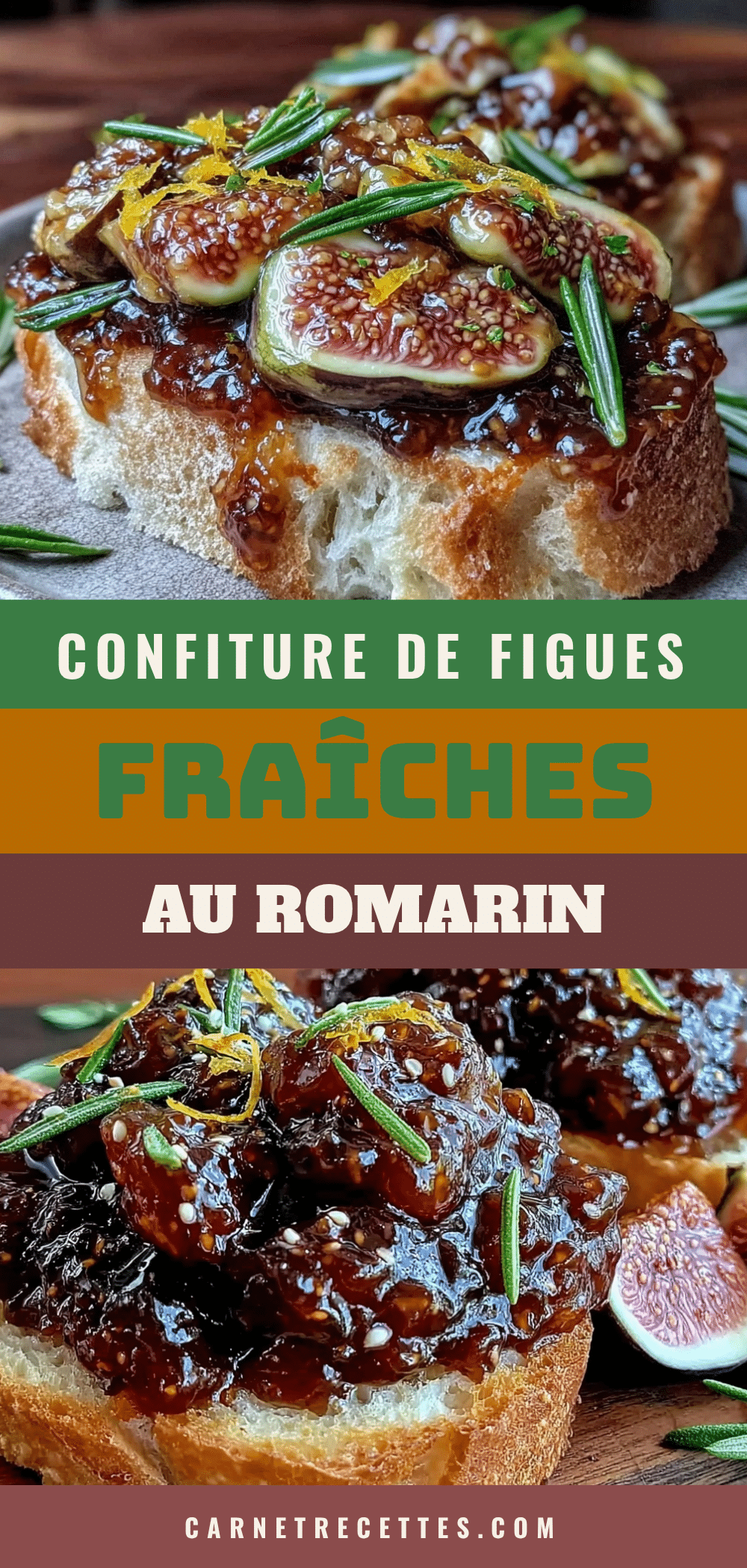 confiture de figues fraîches au romarin recipe
