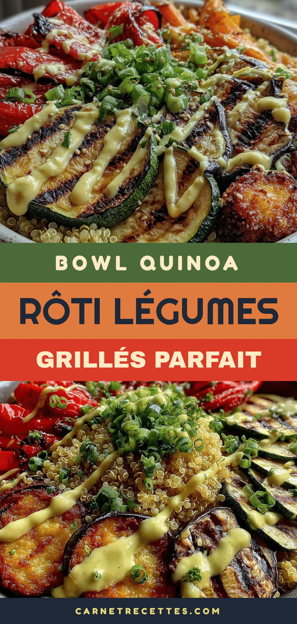 healthy bowl au quinoa rôti recipe