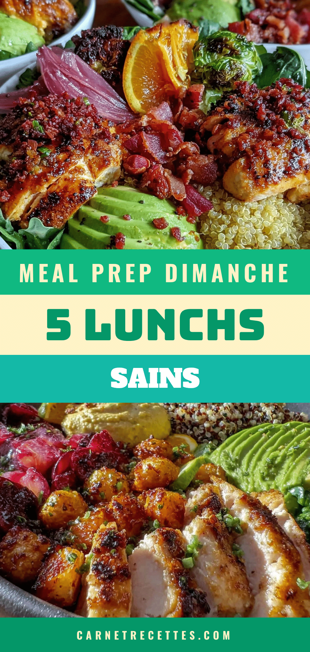 healthy meal prep du dimanche recipe