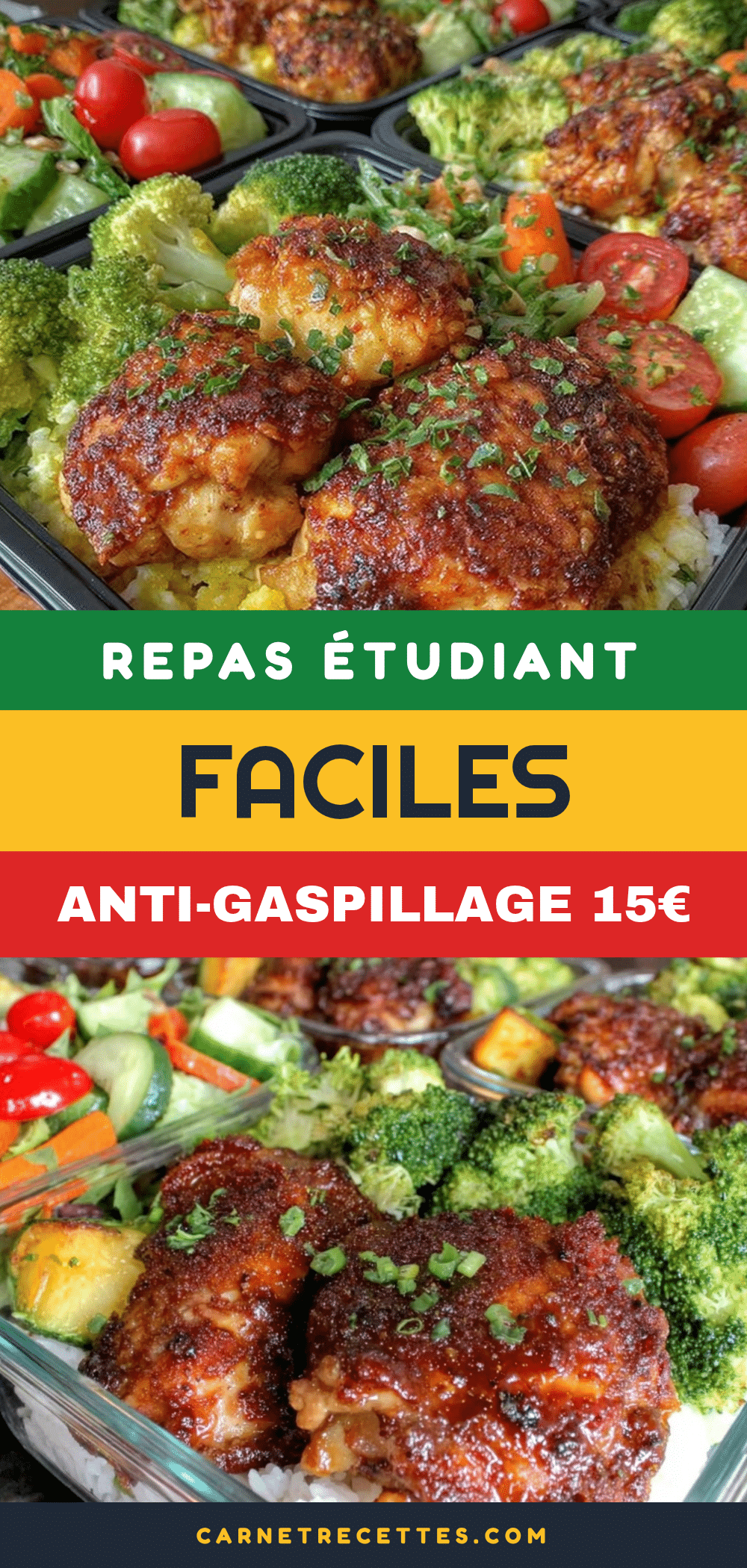 meal prep étudiant recipe