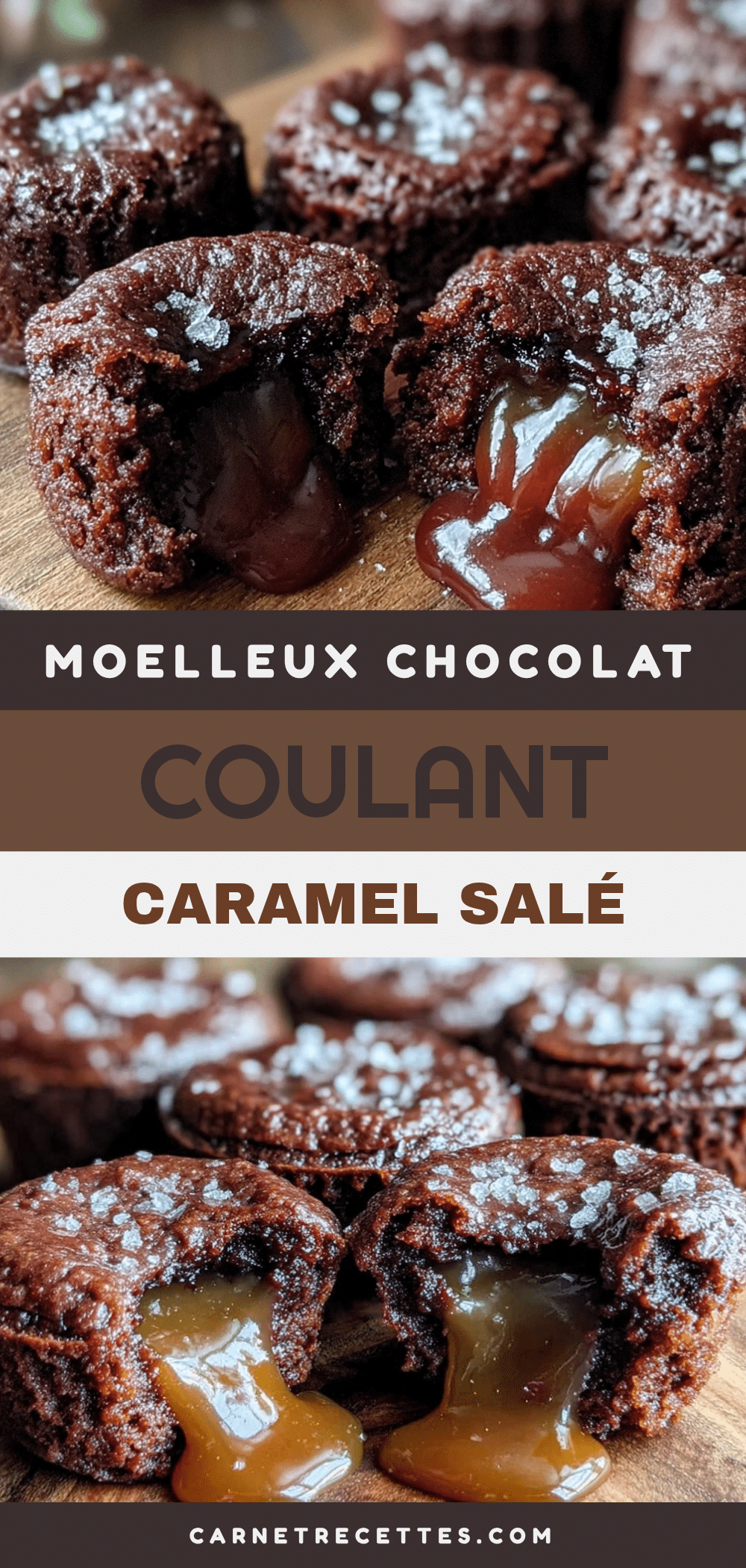moelleux chocolat coulant caramel beurre salé recipe