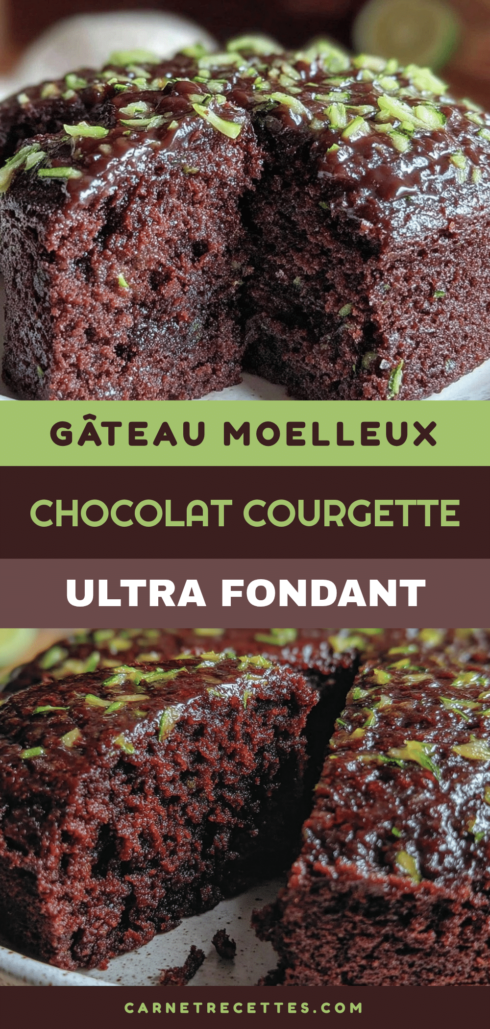 moelleux chocolat courgette sans beurre recipe