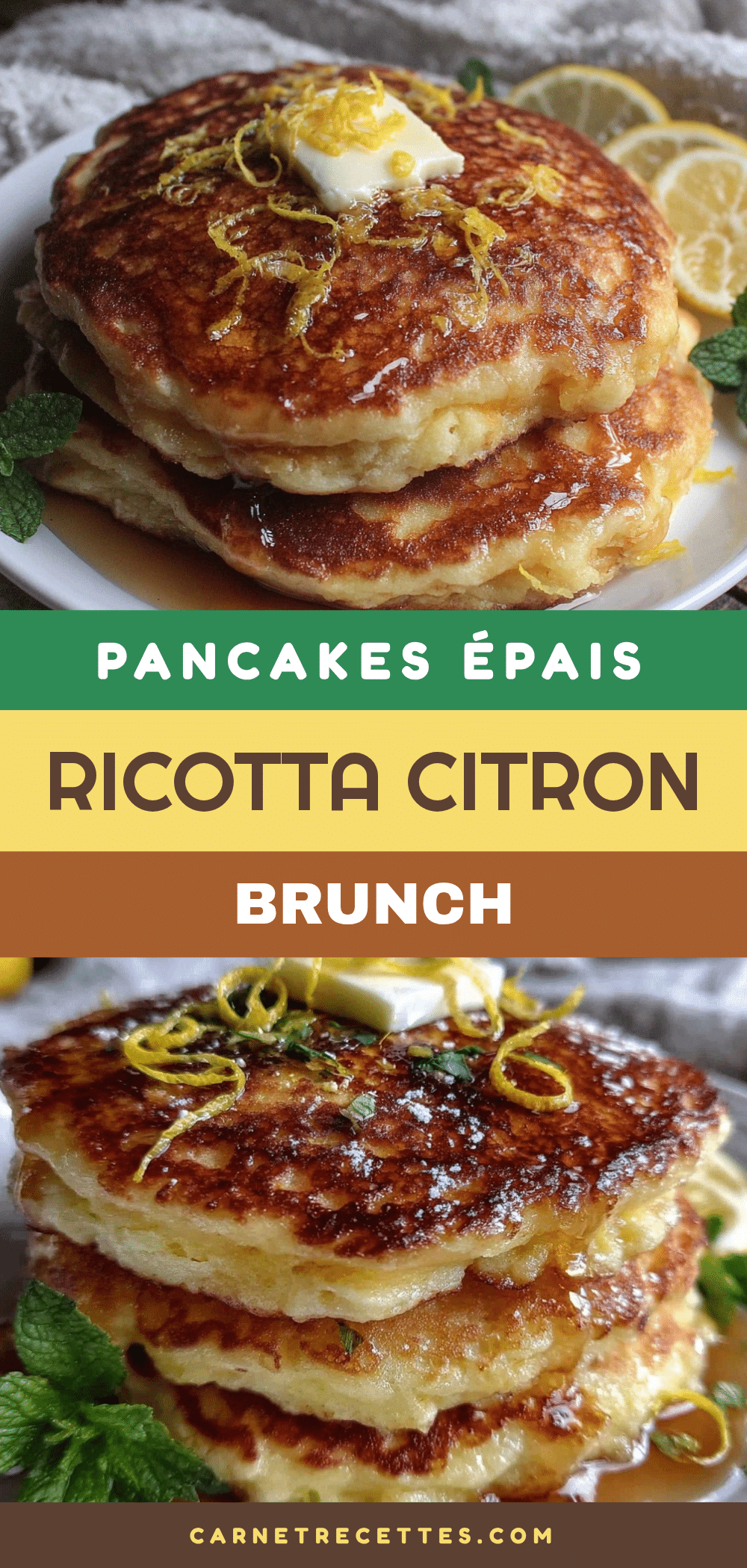 pancakes ricotta citron recipe