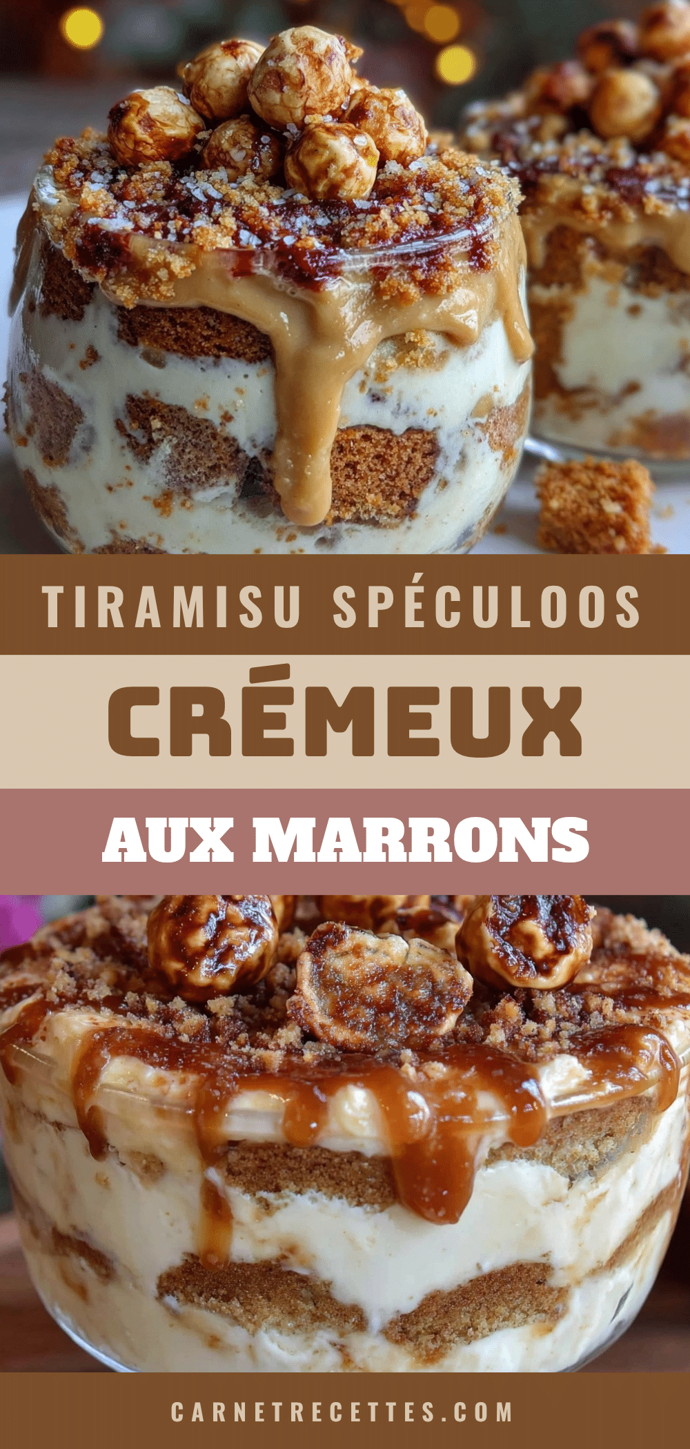 parfait tiramisu aux spéculoos recipe