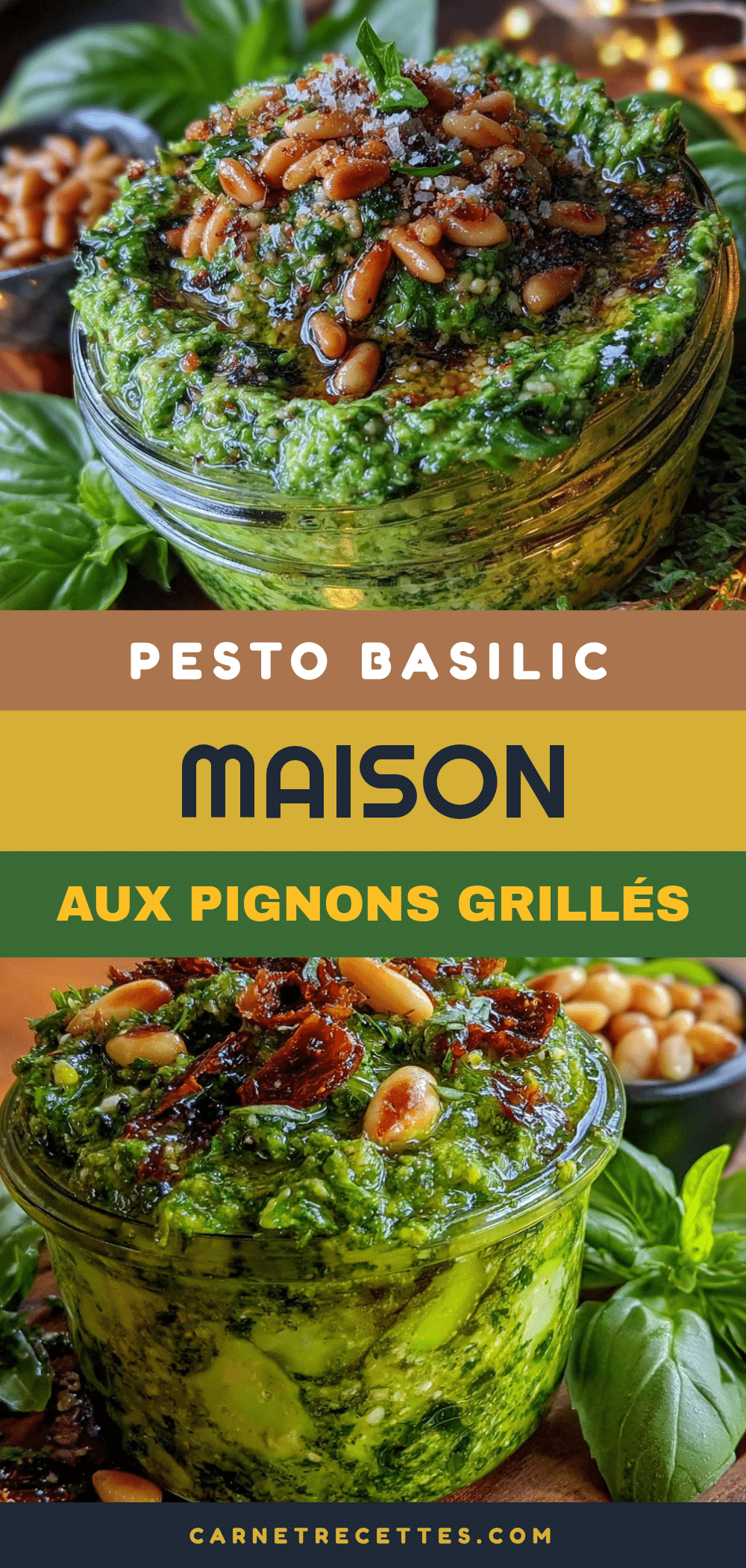 pesto au basilic frais maison recipe
