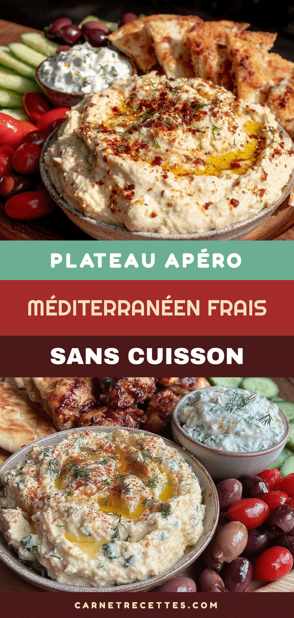 plateau apéro méditerranéen sans cuisson recipe