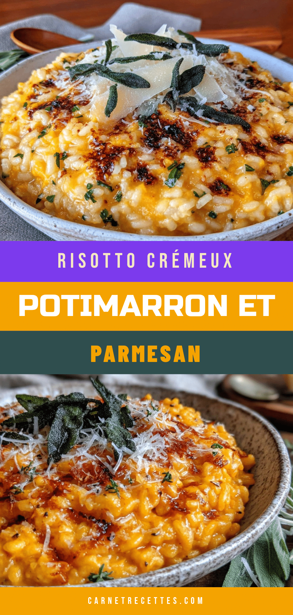 risotto au potimarron recipe