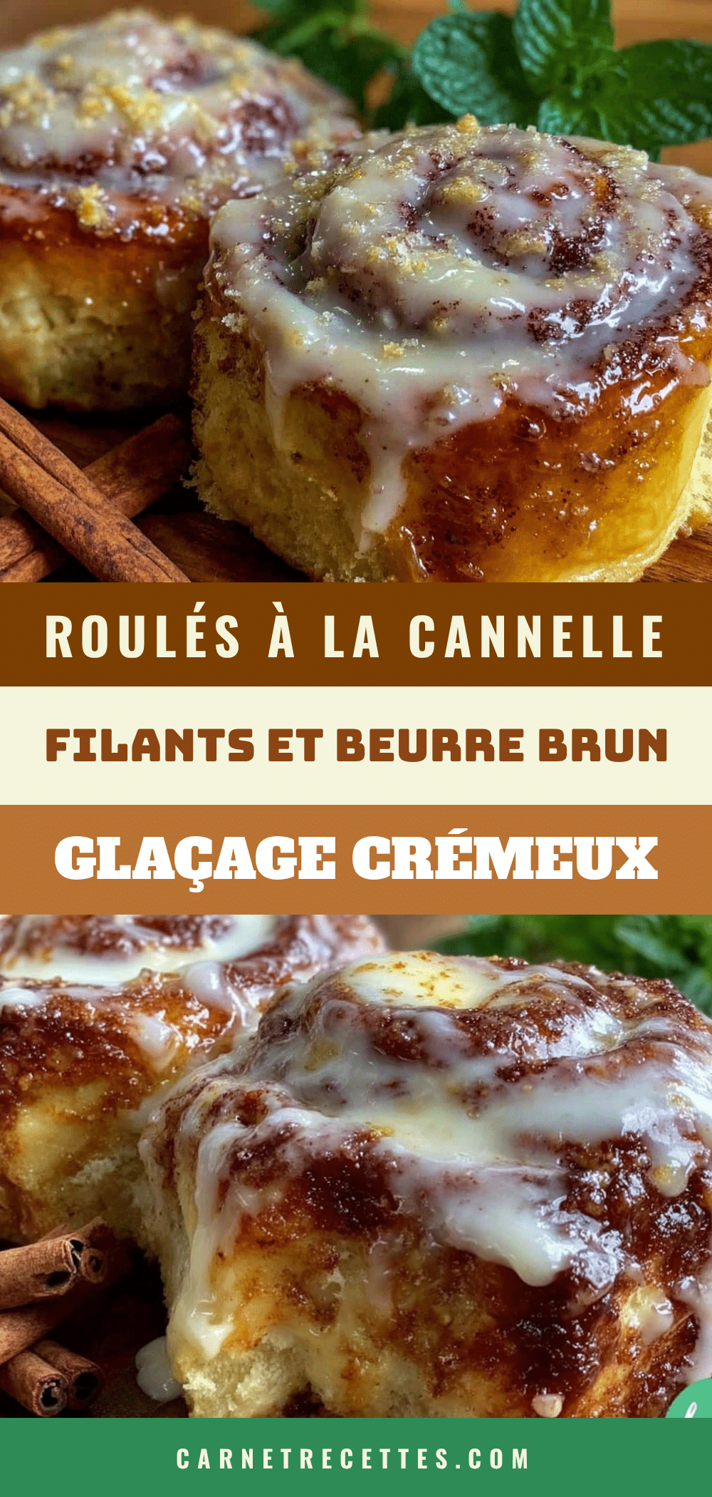 roulés à la cannelle beurre brun recipe