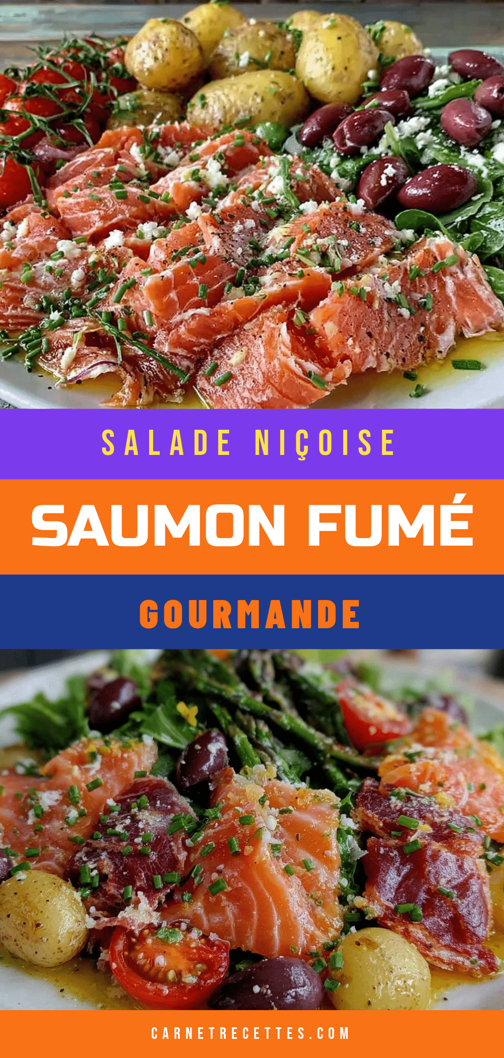 salade niçoise au saumon fumé recipe