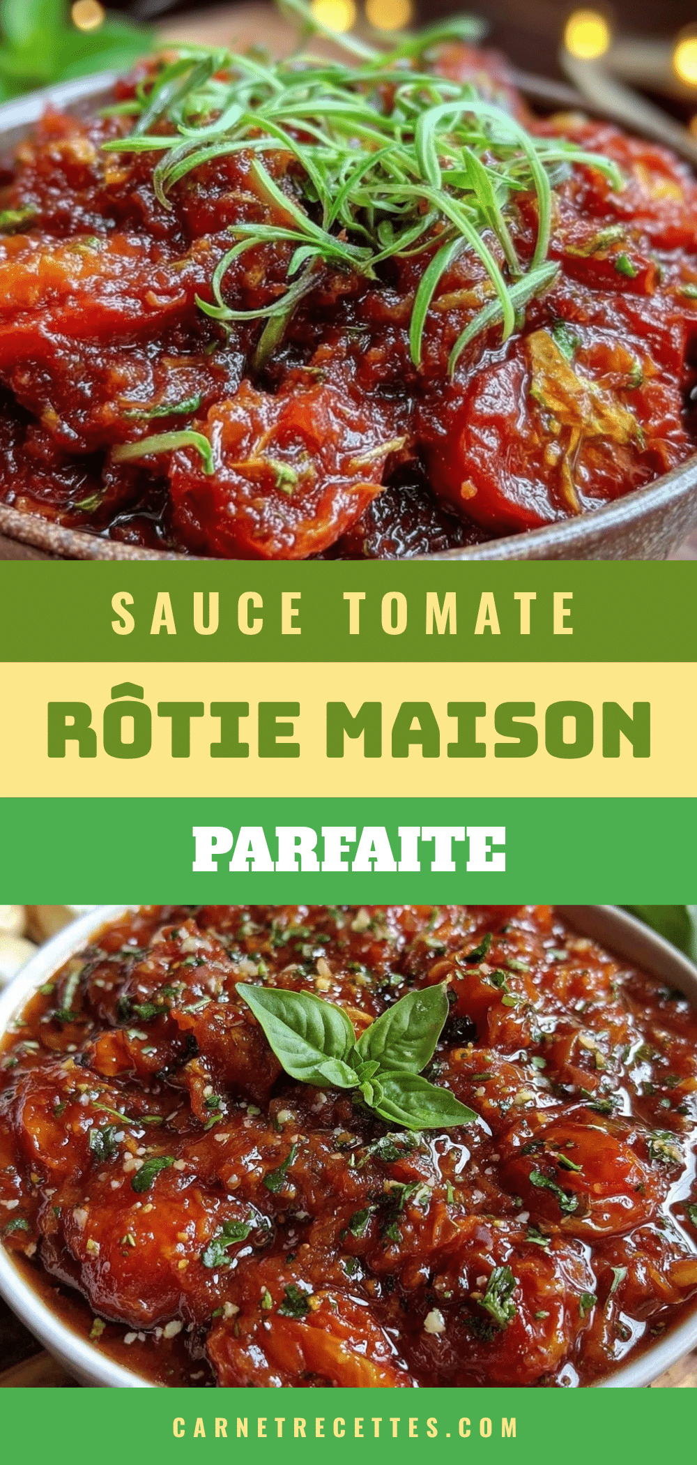 sauce tomate maison rôtie au four au basilic frais recipe