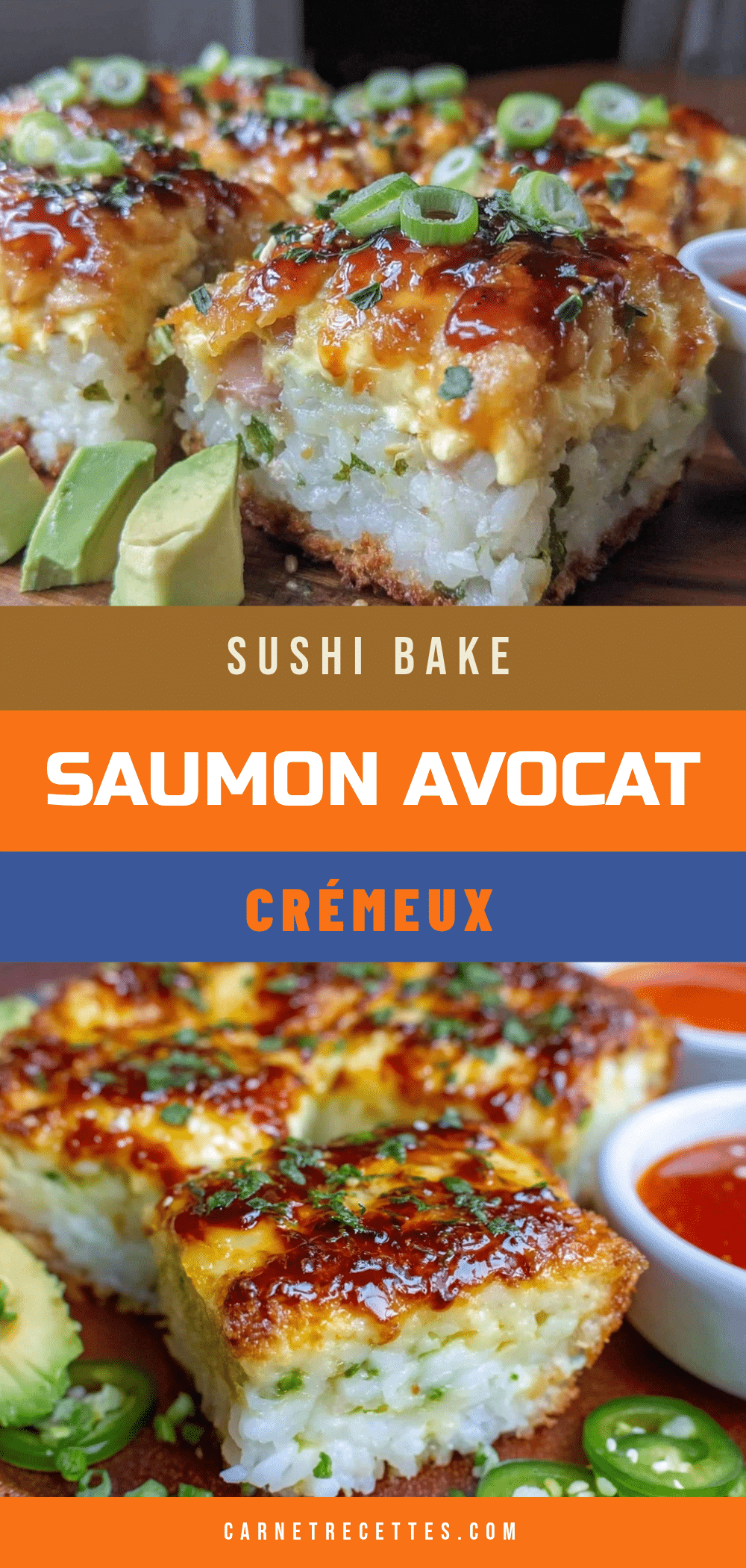sushi bake saumon avocat recipe