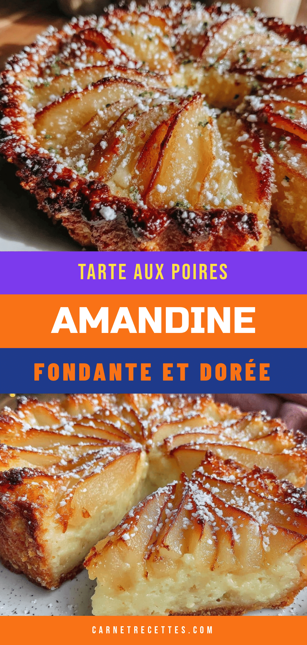 tarte aux poires amandine recipe