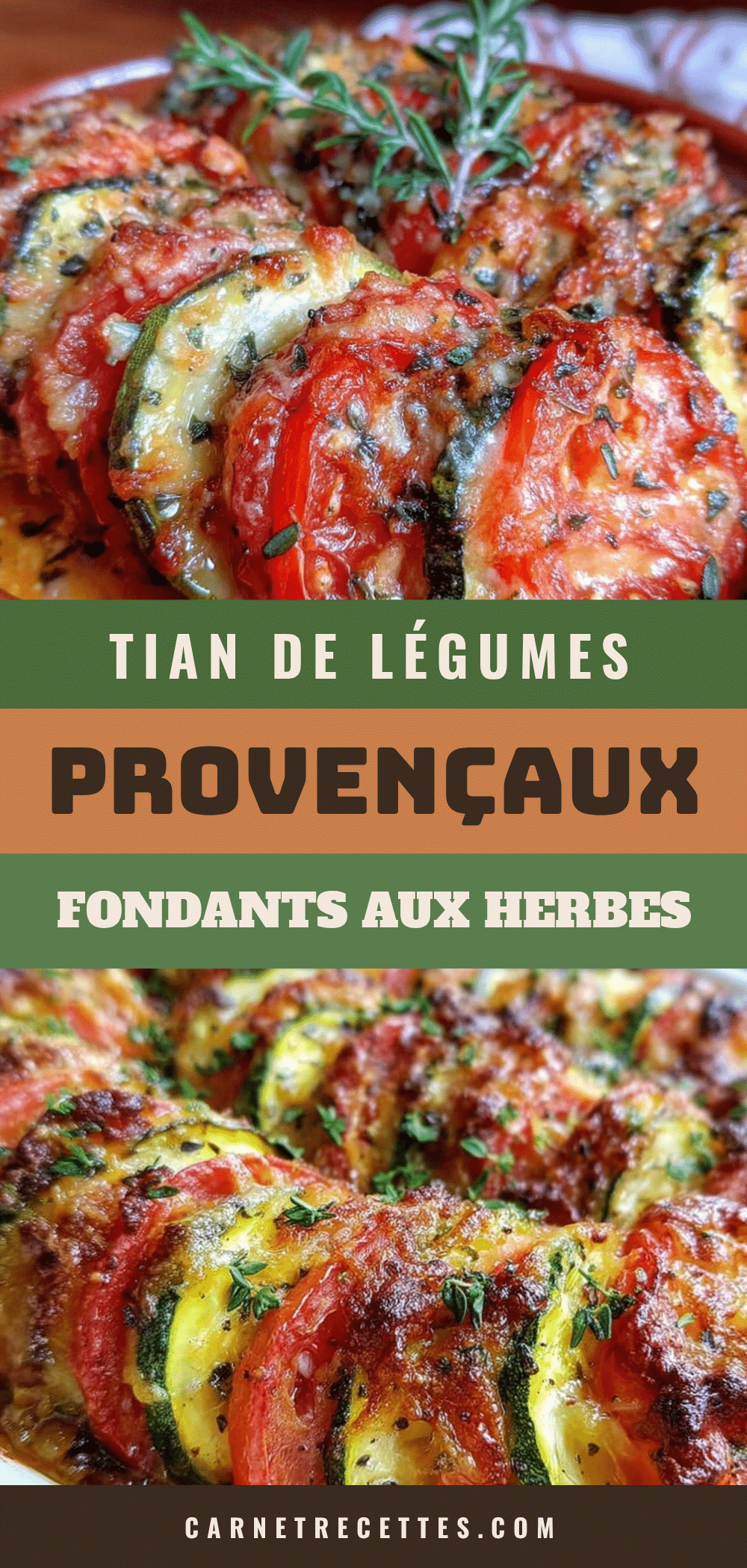 tian de légumes provençaux aux herbes de garrigue recipe