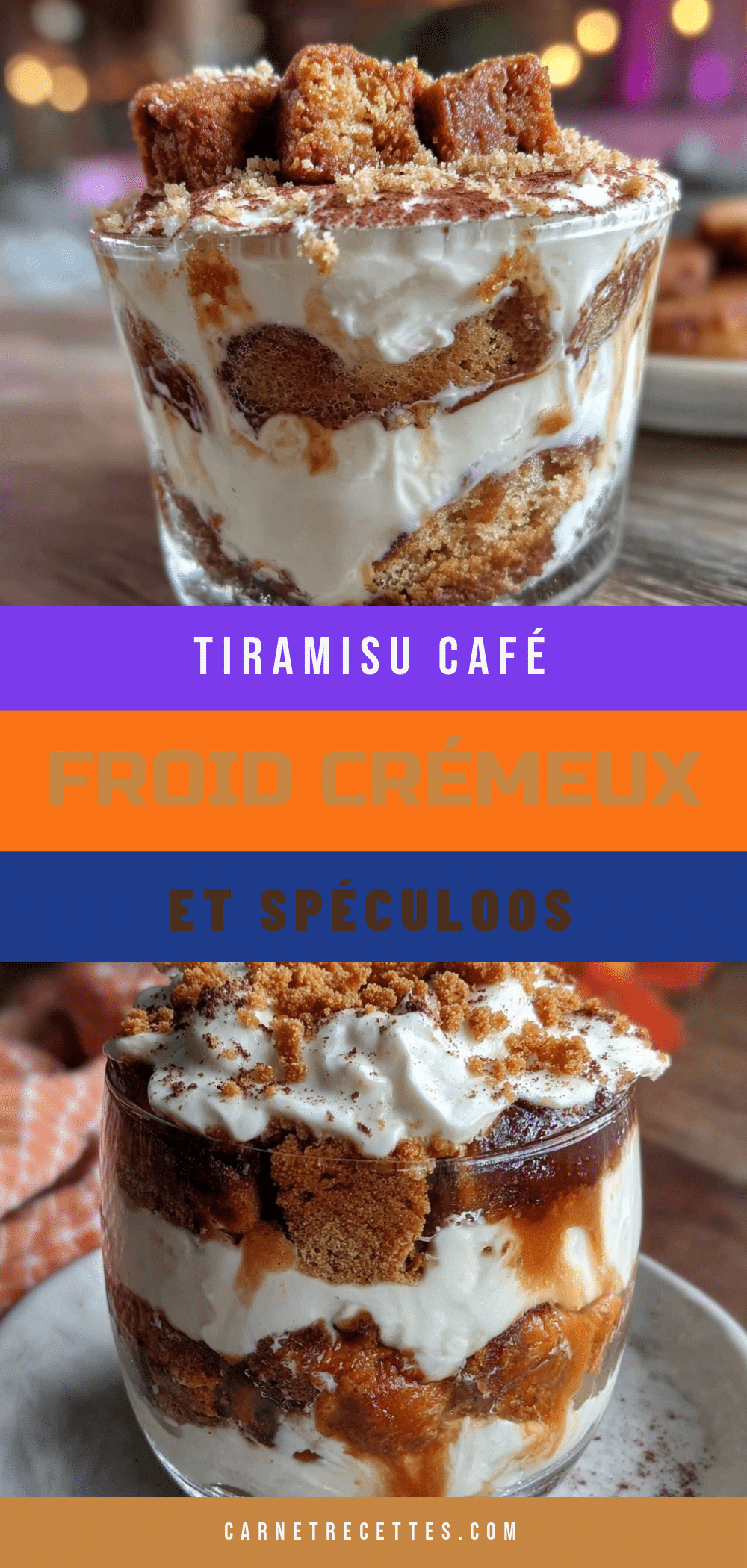 tiramisu au café froid et spéculoos aéré recipe