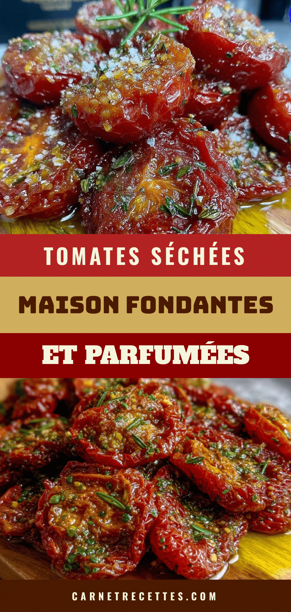 tomates séchées au four recipe