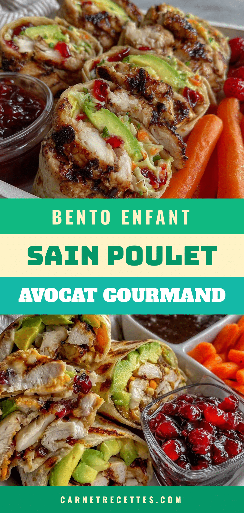 wrap poulet avocat gourmand recipe
