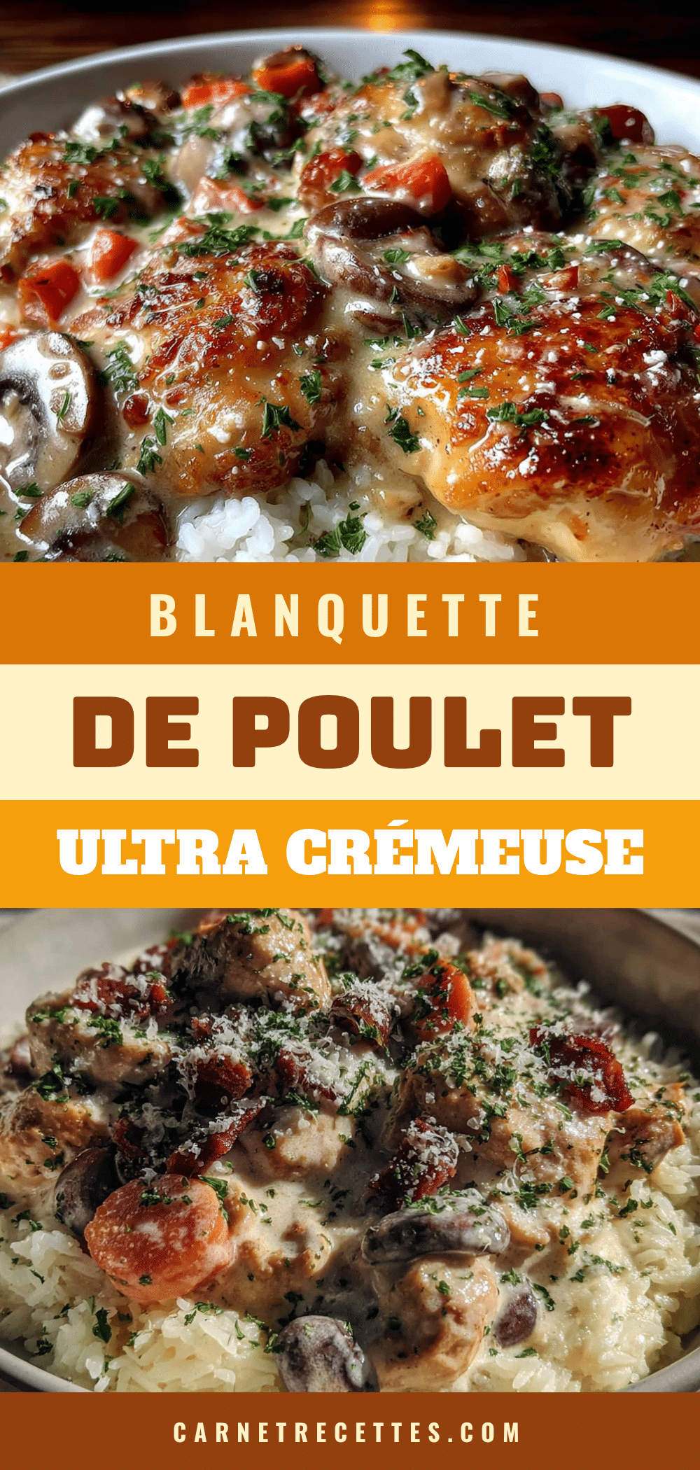 blanquette de poulet crémeuse recipe