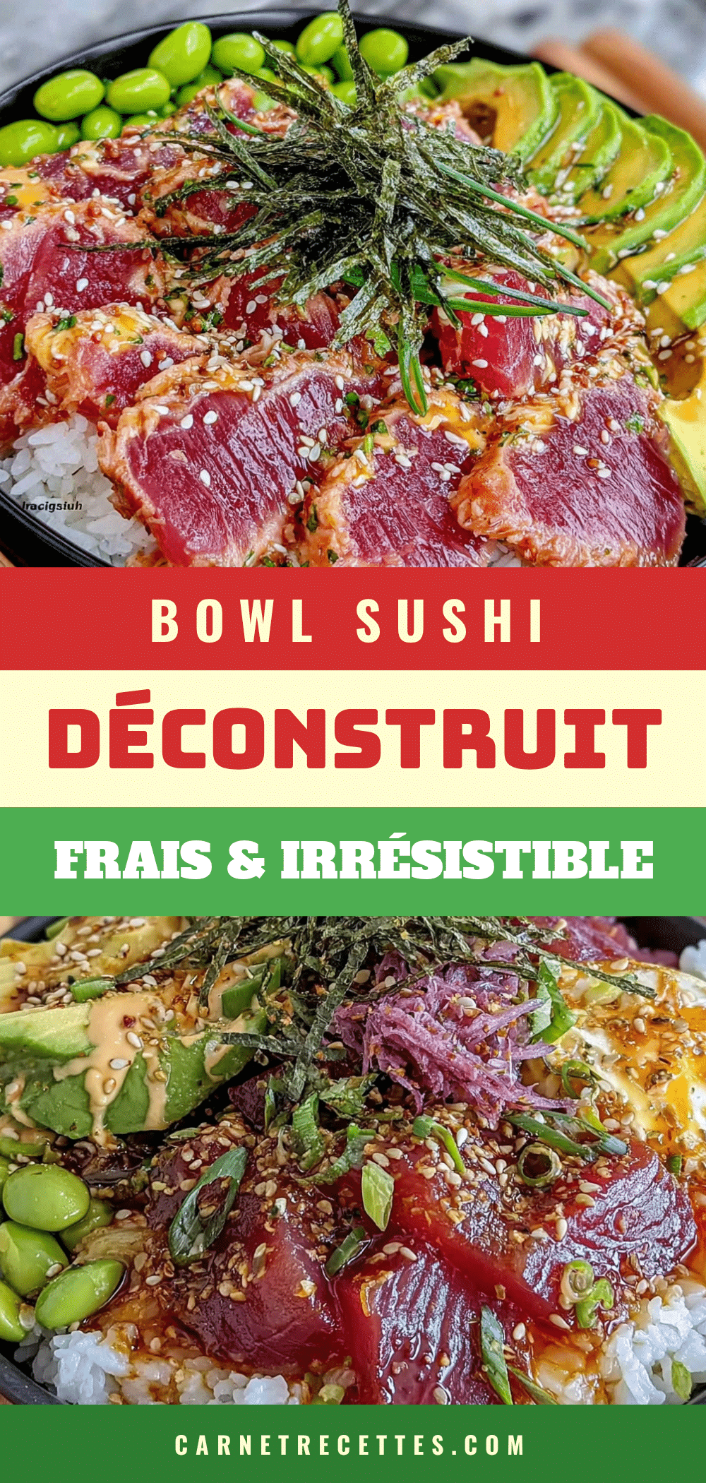 bowl sushi déconstruit recipe