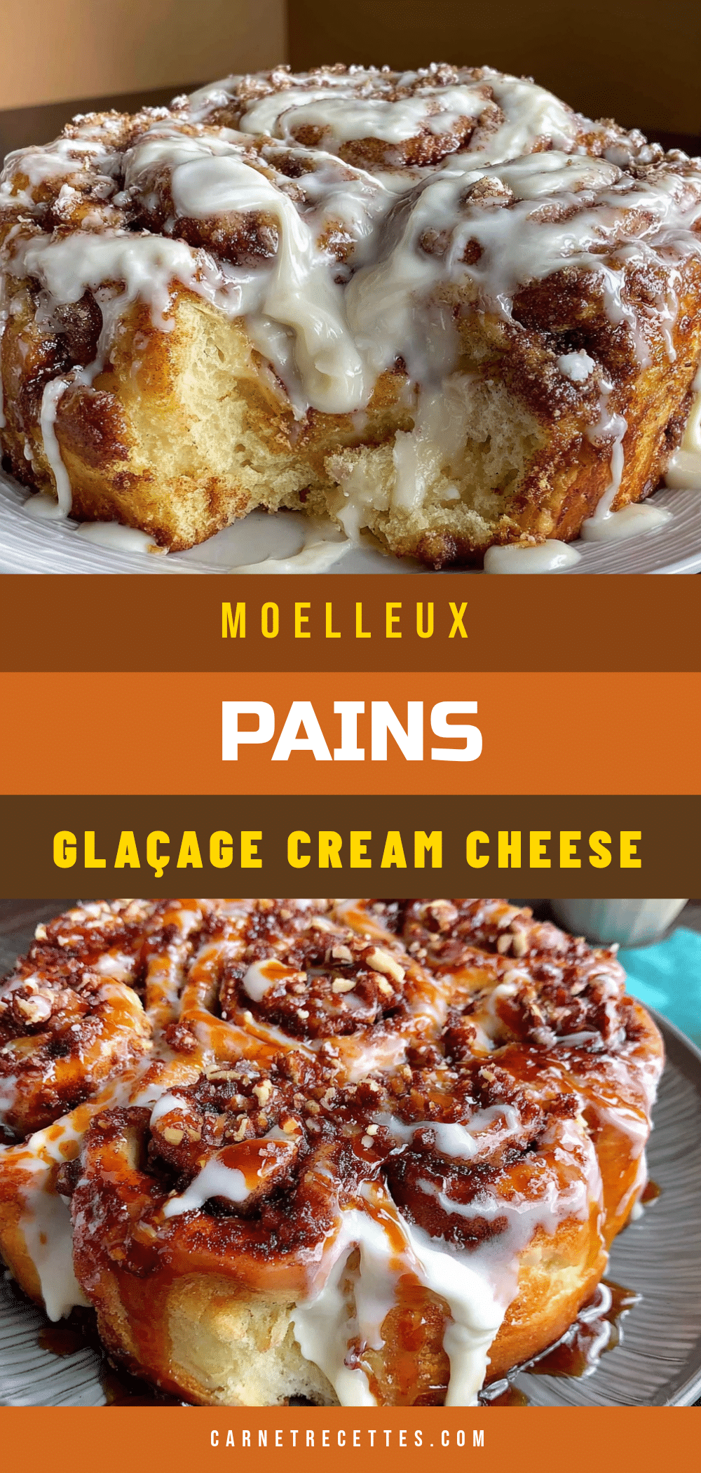 cinnamon rolls au glaçage cream cheese recipe