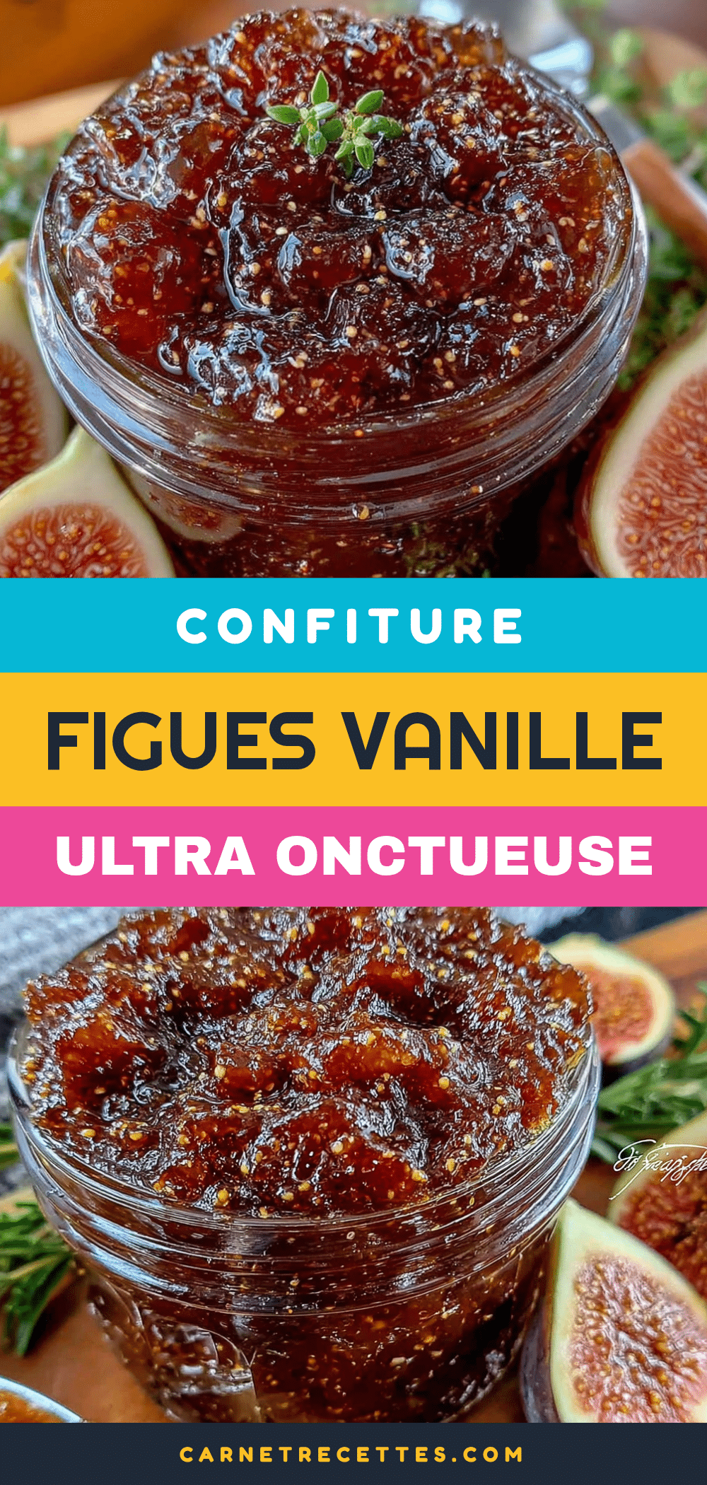 confiture de figues à la vanille recipe