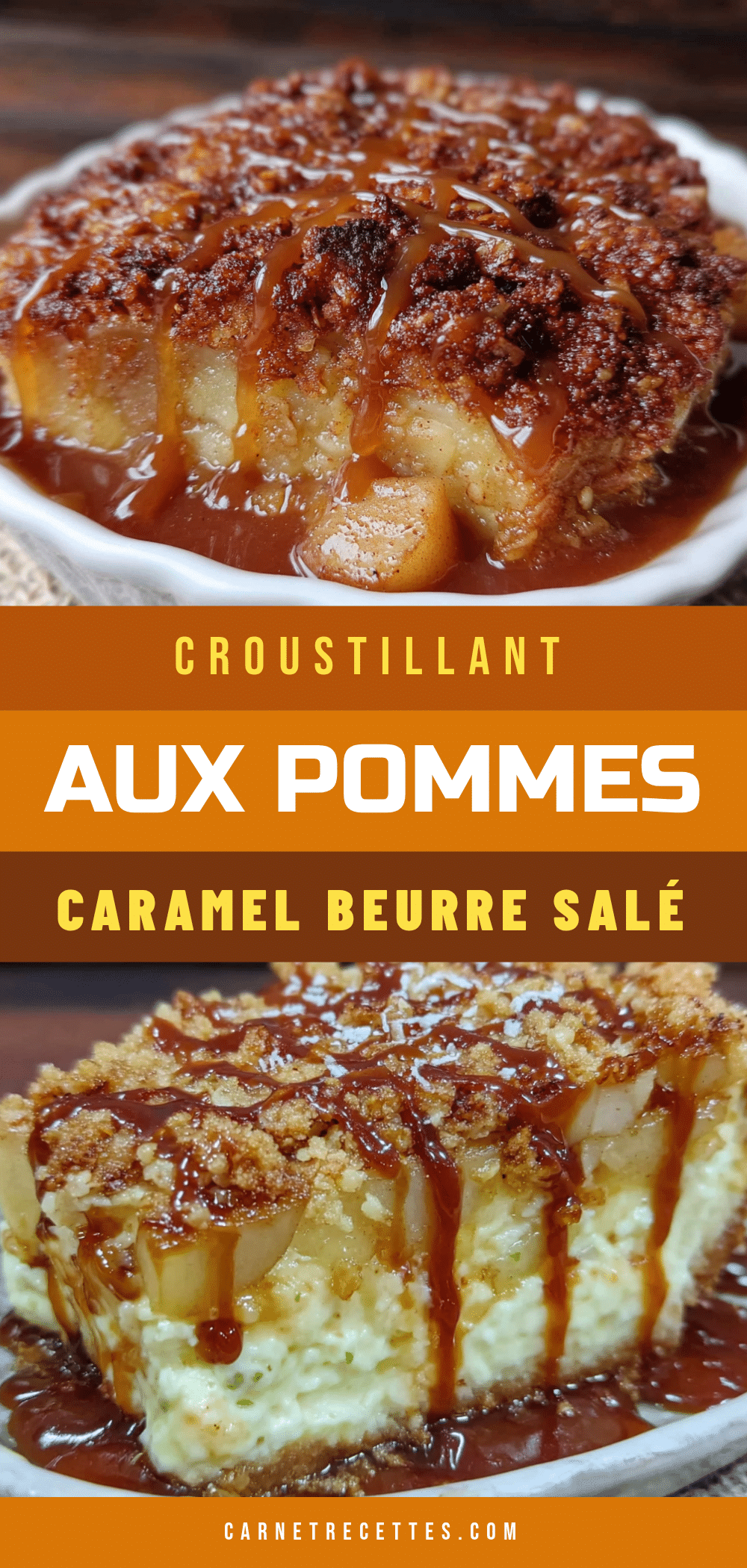 croustillant aux pommes caramel beurre salé recipe