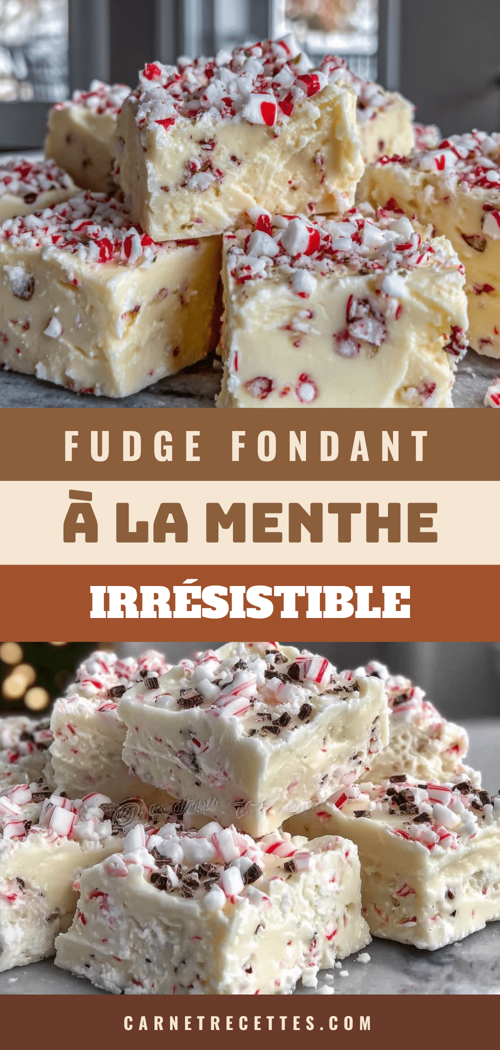 fudge fondant menthe chocolat blanc recipe