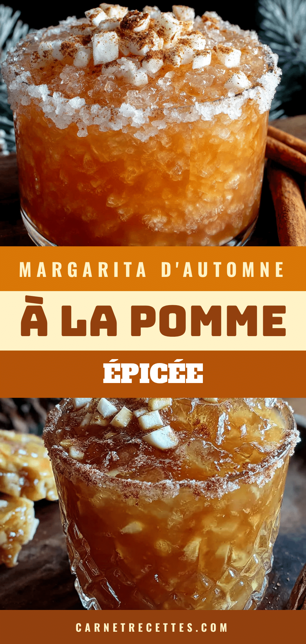 margarita d’automne à la pomme épicée recipe