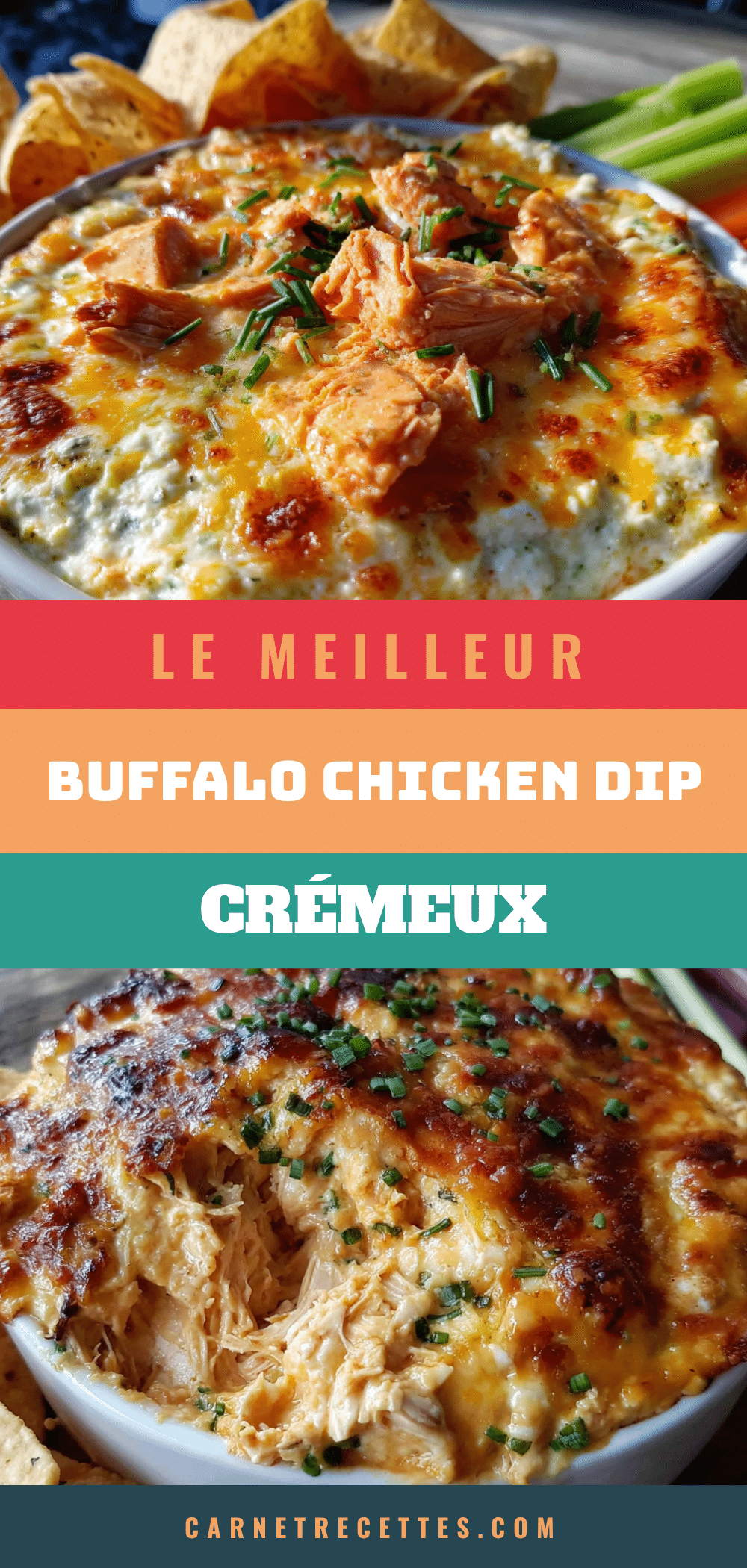 meilleur Buffalo chicken dip crémeux recipe