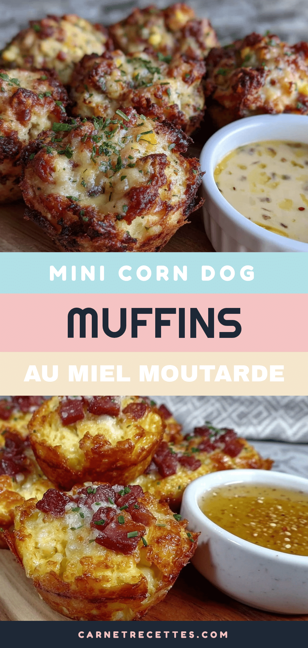 mini corn dog muffins au miel moutarde recipe