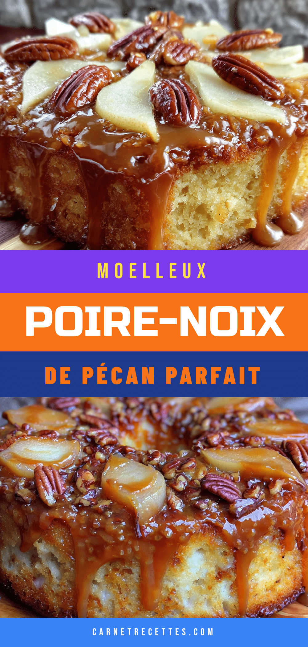 moelleux poire-noix de pécan parfait recipe
