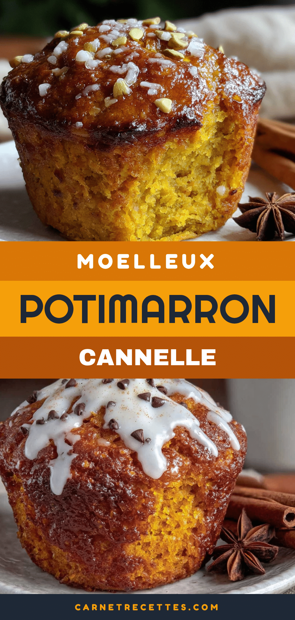 muffins potimarron-cannelle recipe