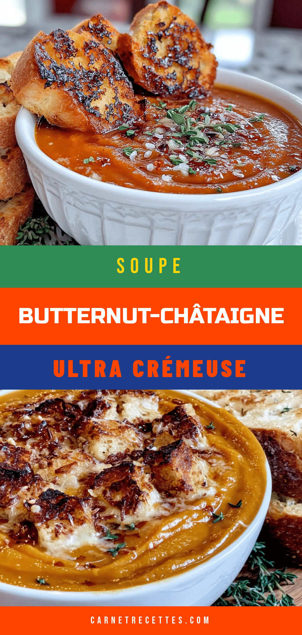 soupe butternut-châtaigne recipe