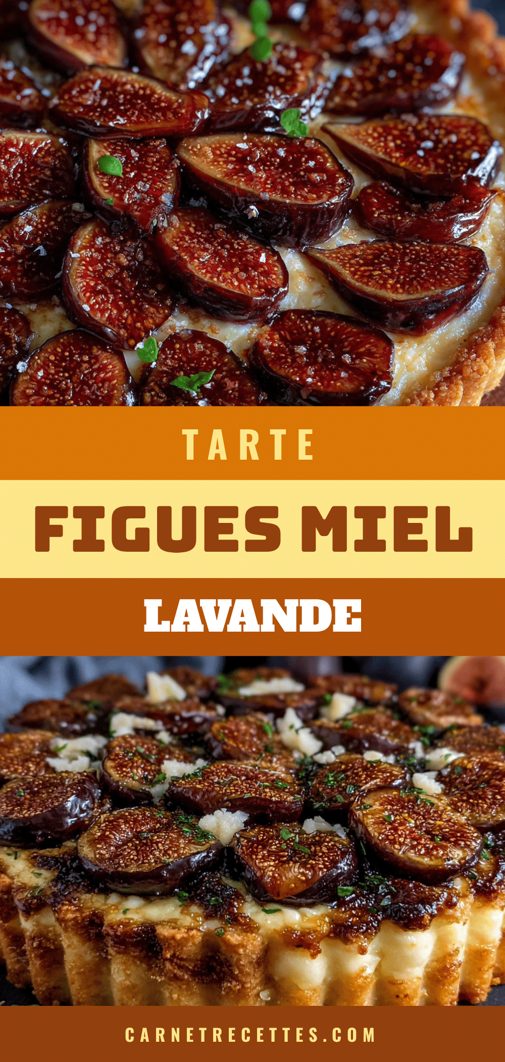 tarte aux figues fraîches et miel de lavande recipe