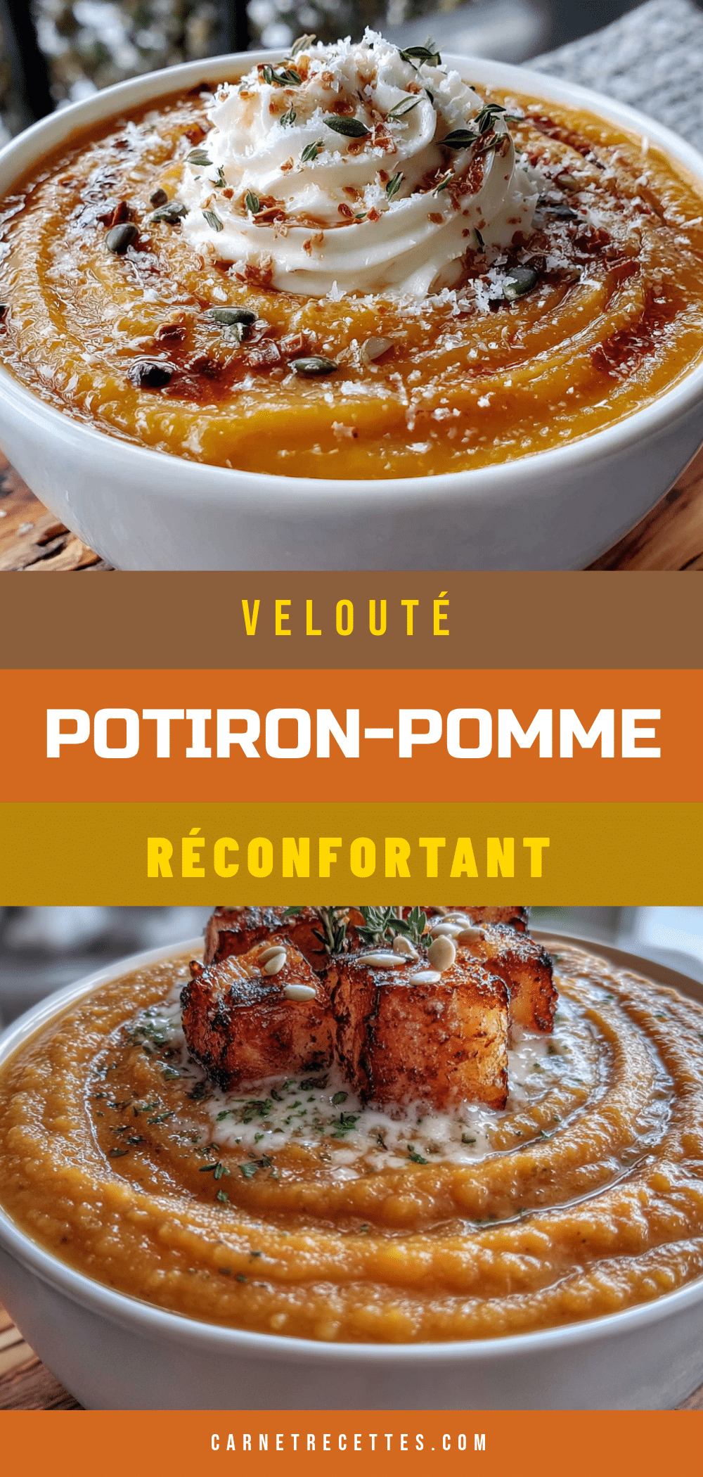 velouté potiron-pomme recipe