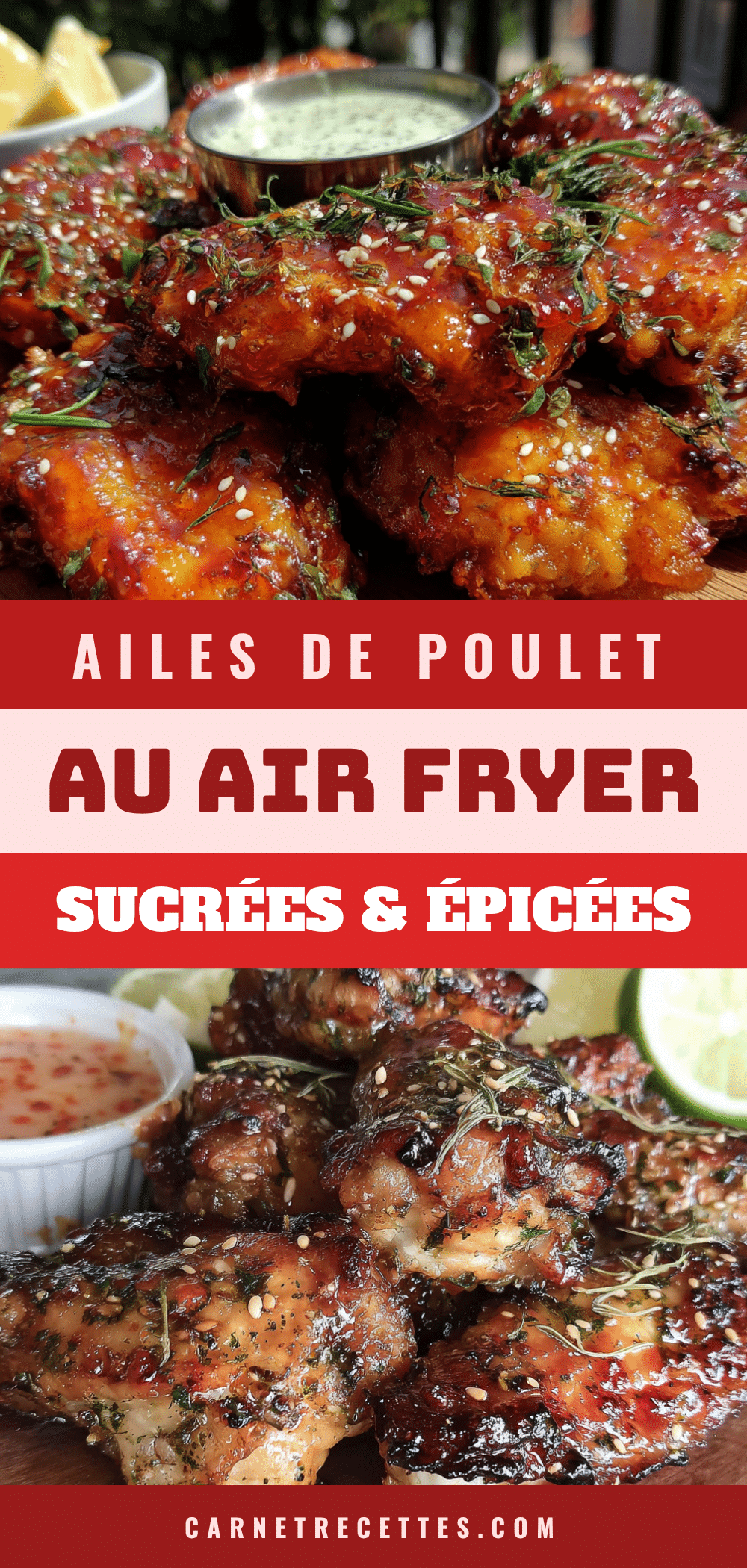 ailes de poulet croustillantes au Air Fryer recipe