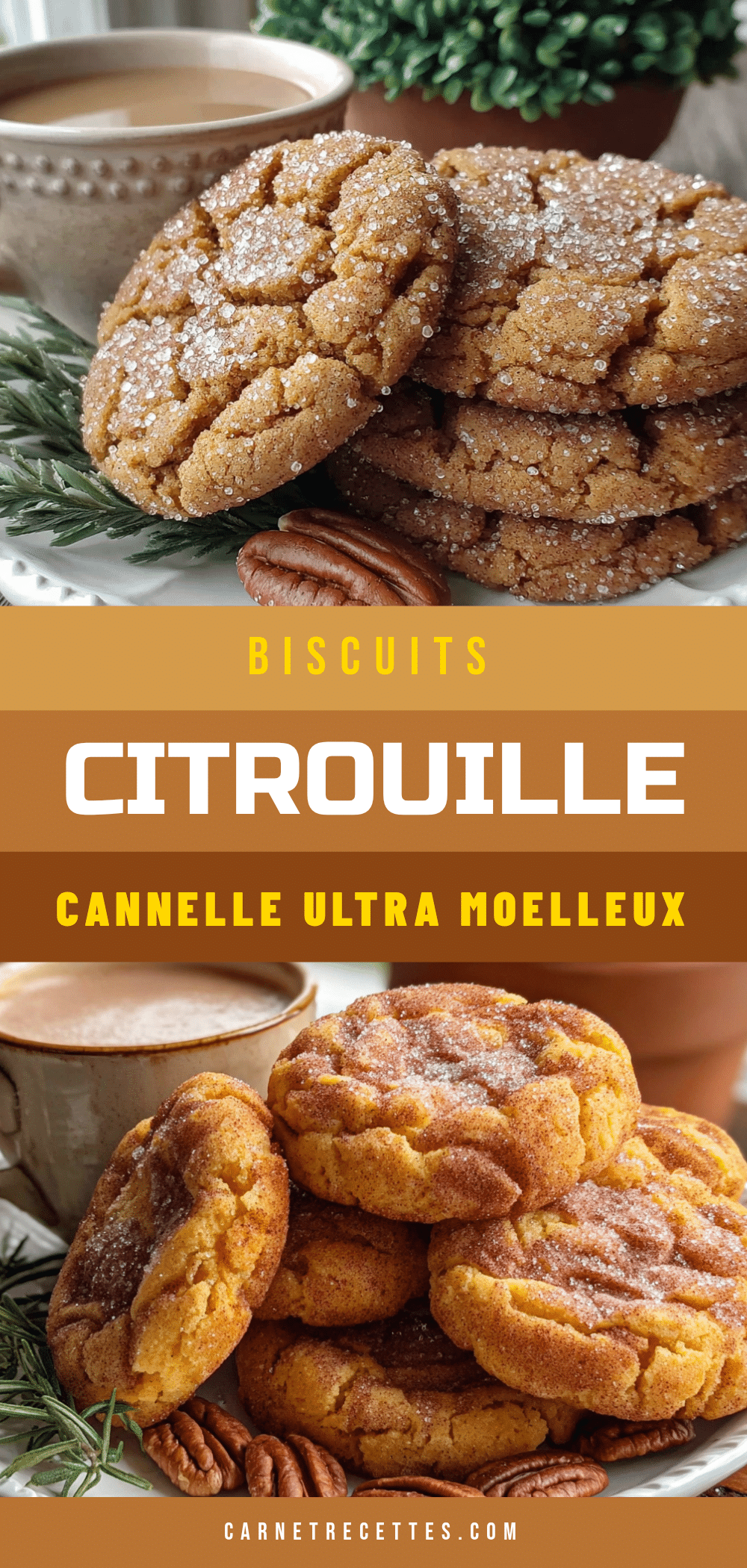 biscuits citrouille cannelle moelleux recipe