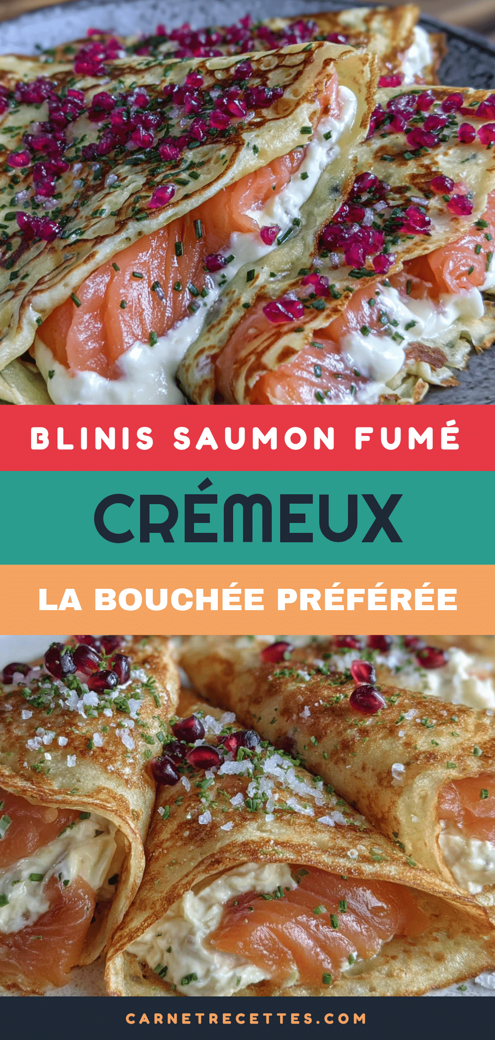 blinis saumon fumé crémeux recipe