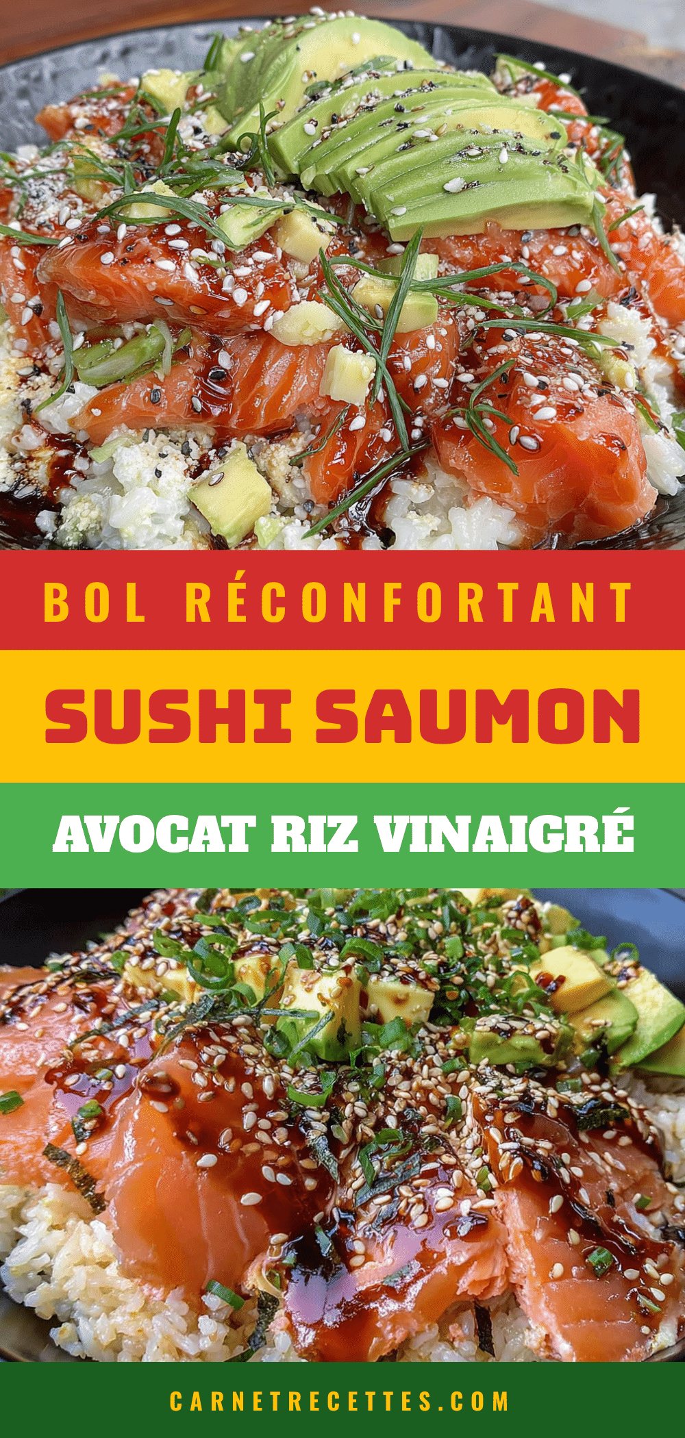 bol sushi saumon avocat recipe