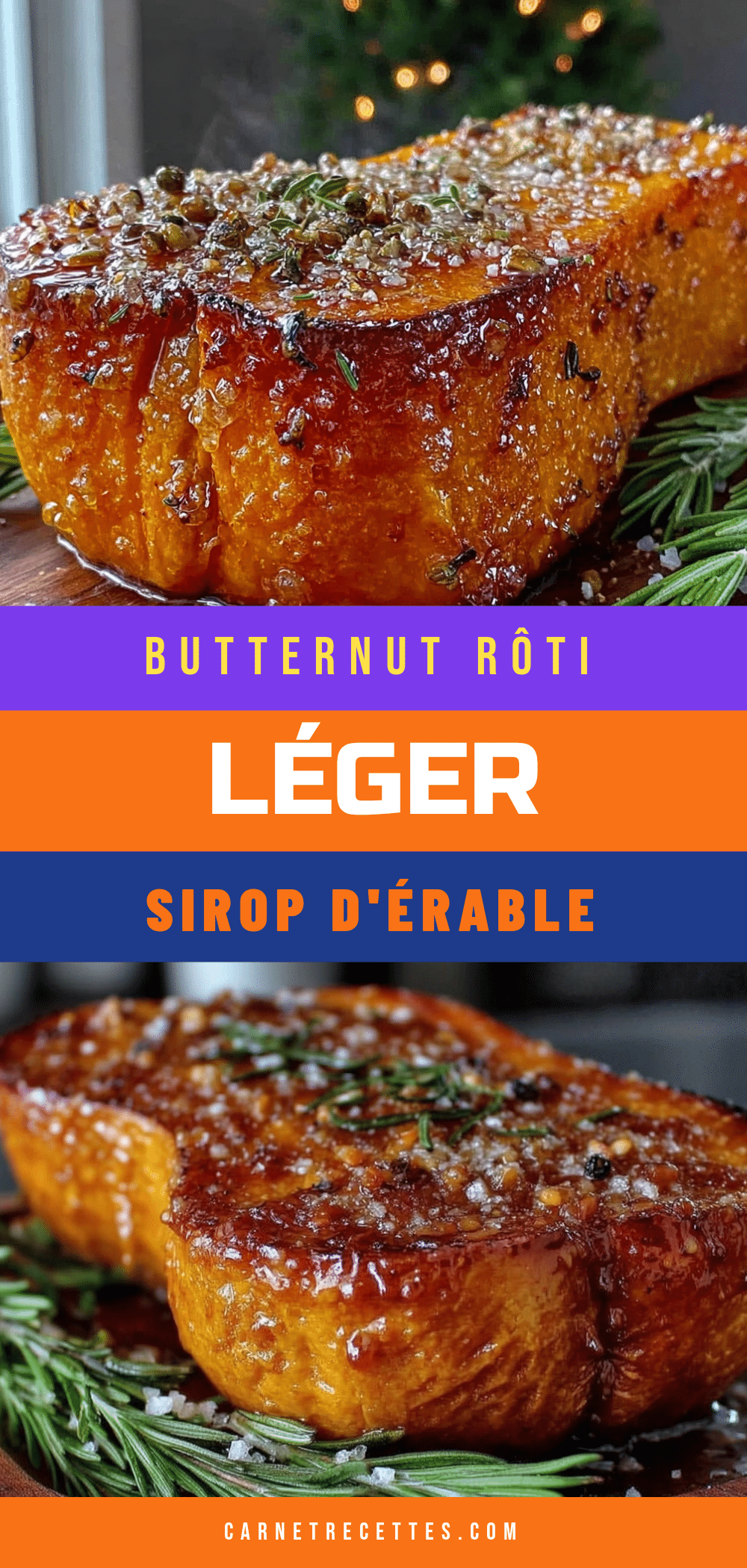 butternut rôti léger au sirop dérable recipe