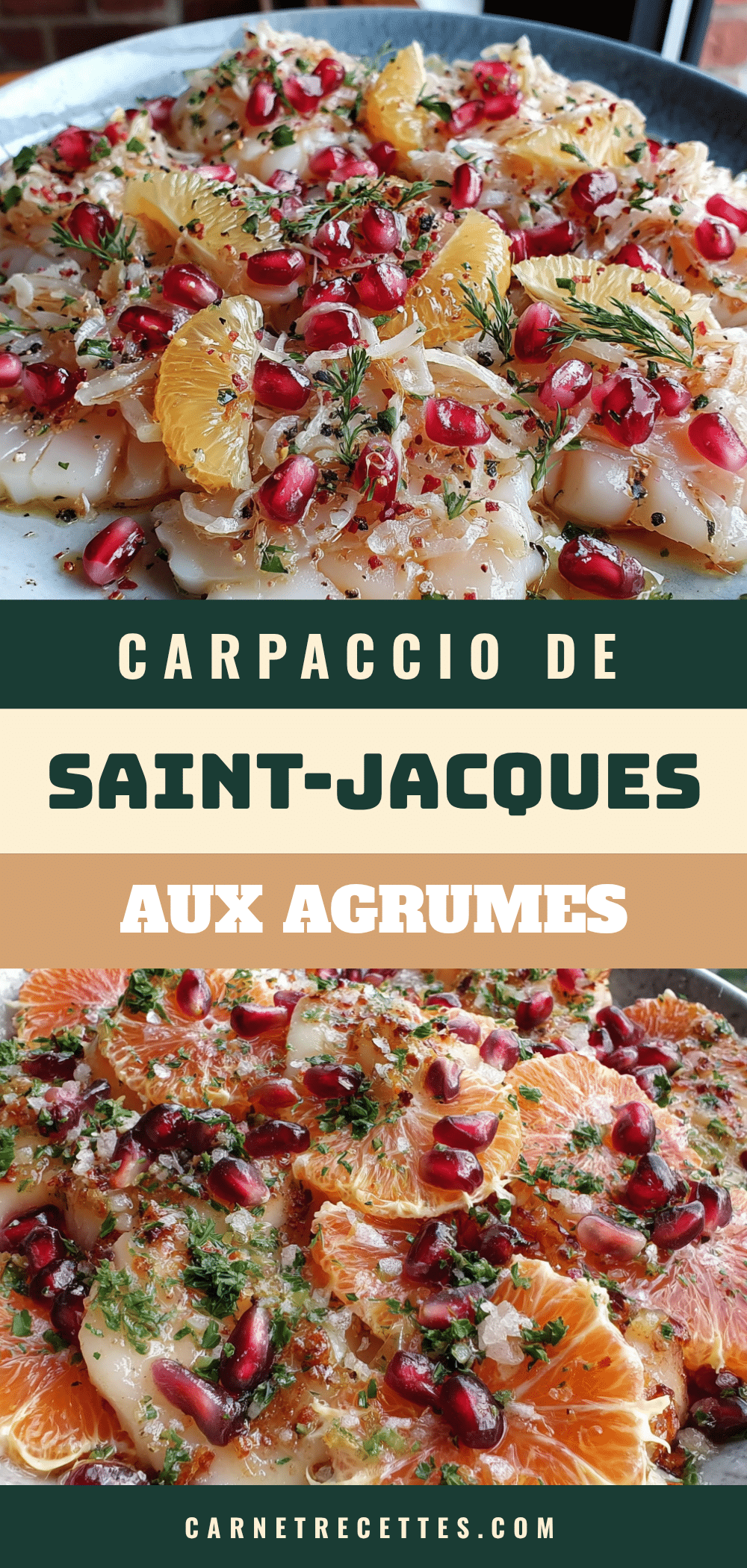 carpaccio de saint-jacques aux agrumes recipe
