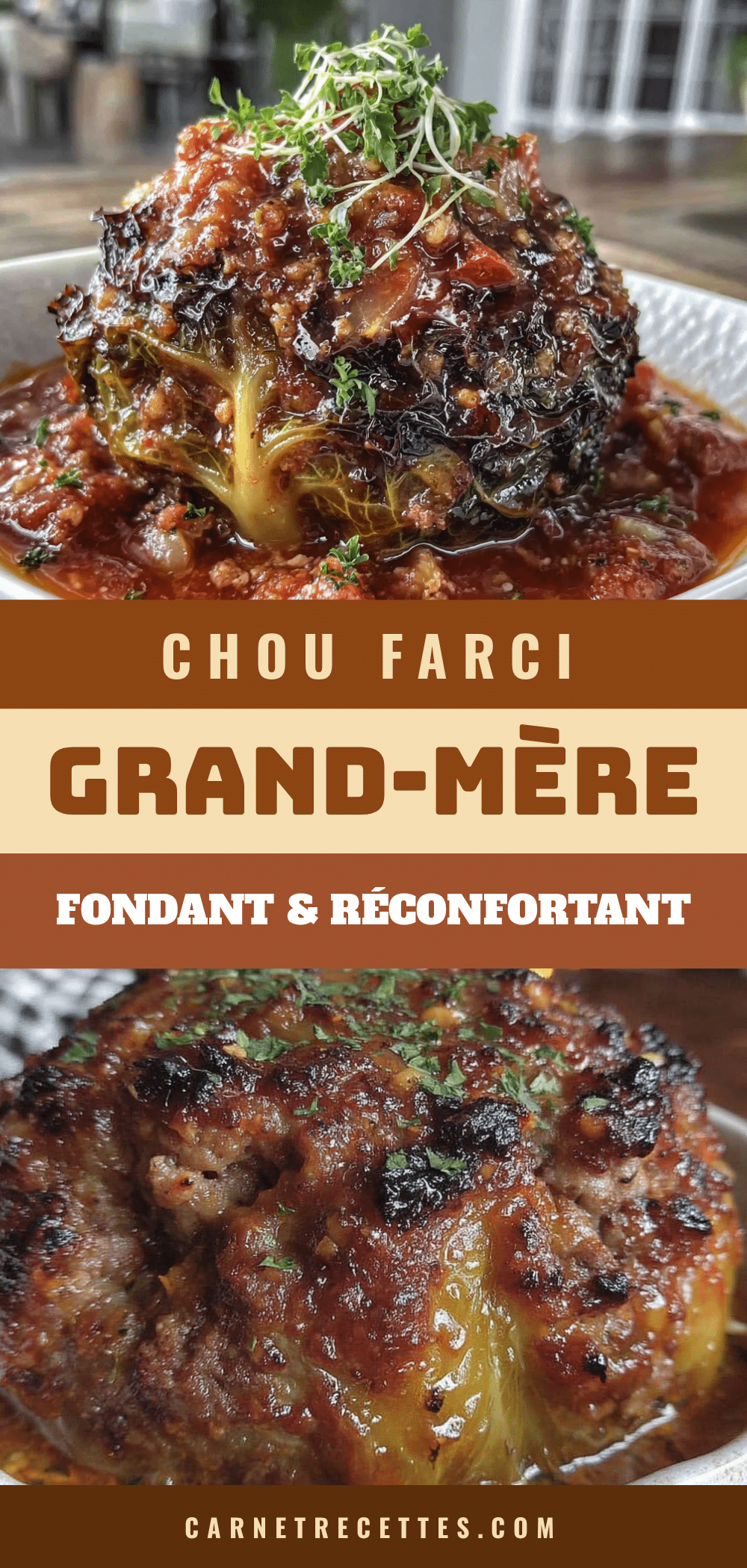 chou farci grand-mère fondant recipe