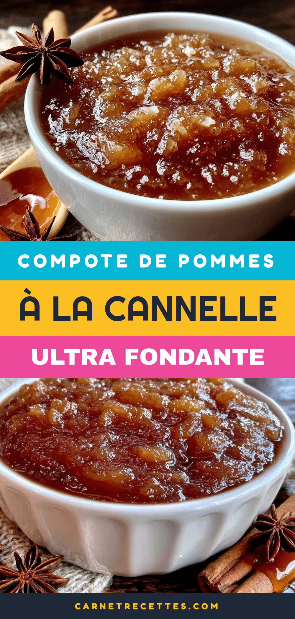 compote de pommes à la cannelle recipe