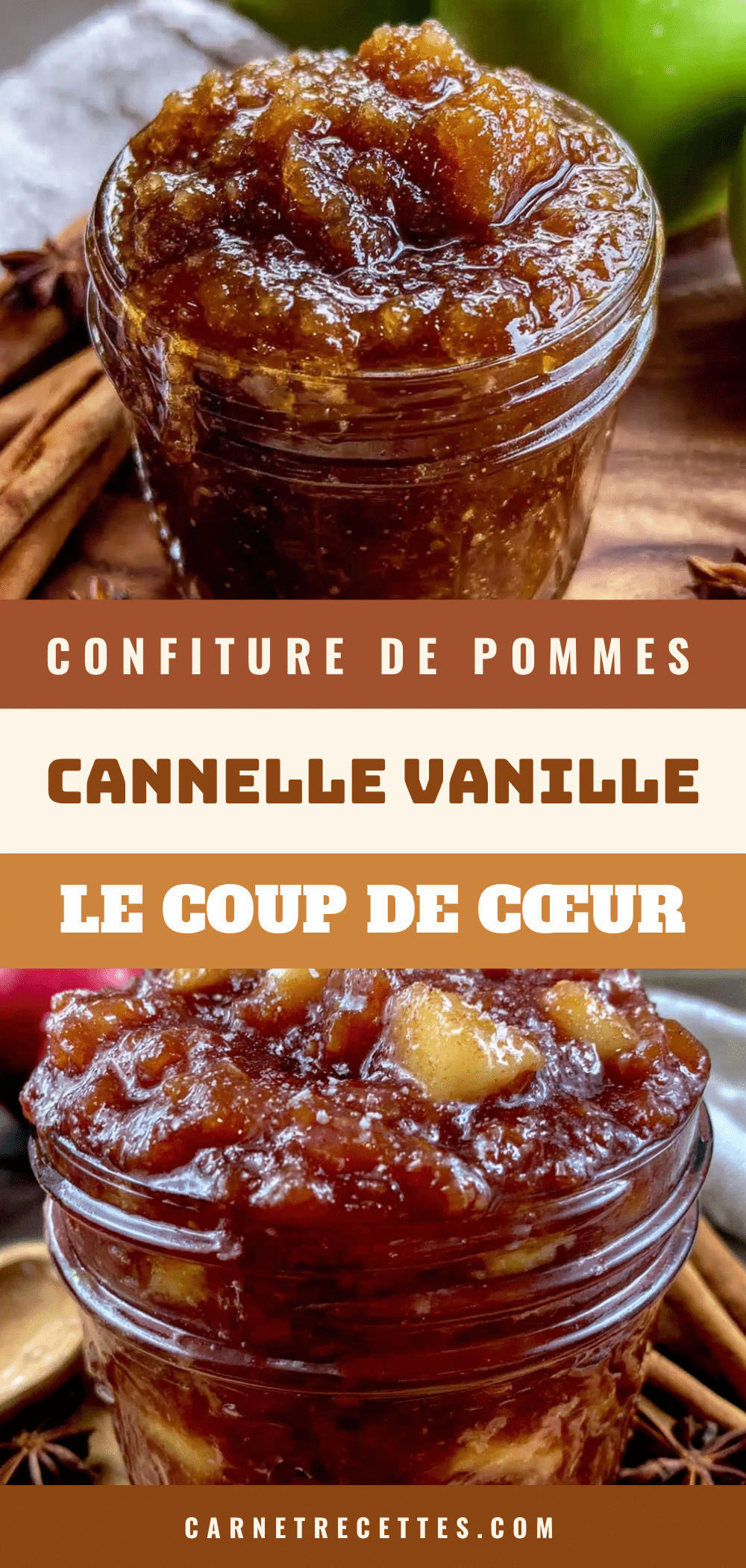 confiture de pommes cannelle vanille recipe