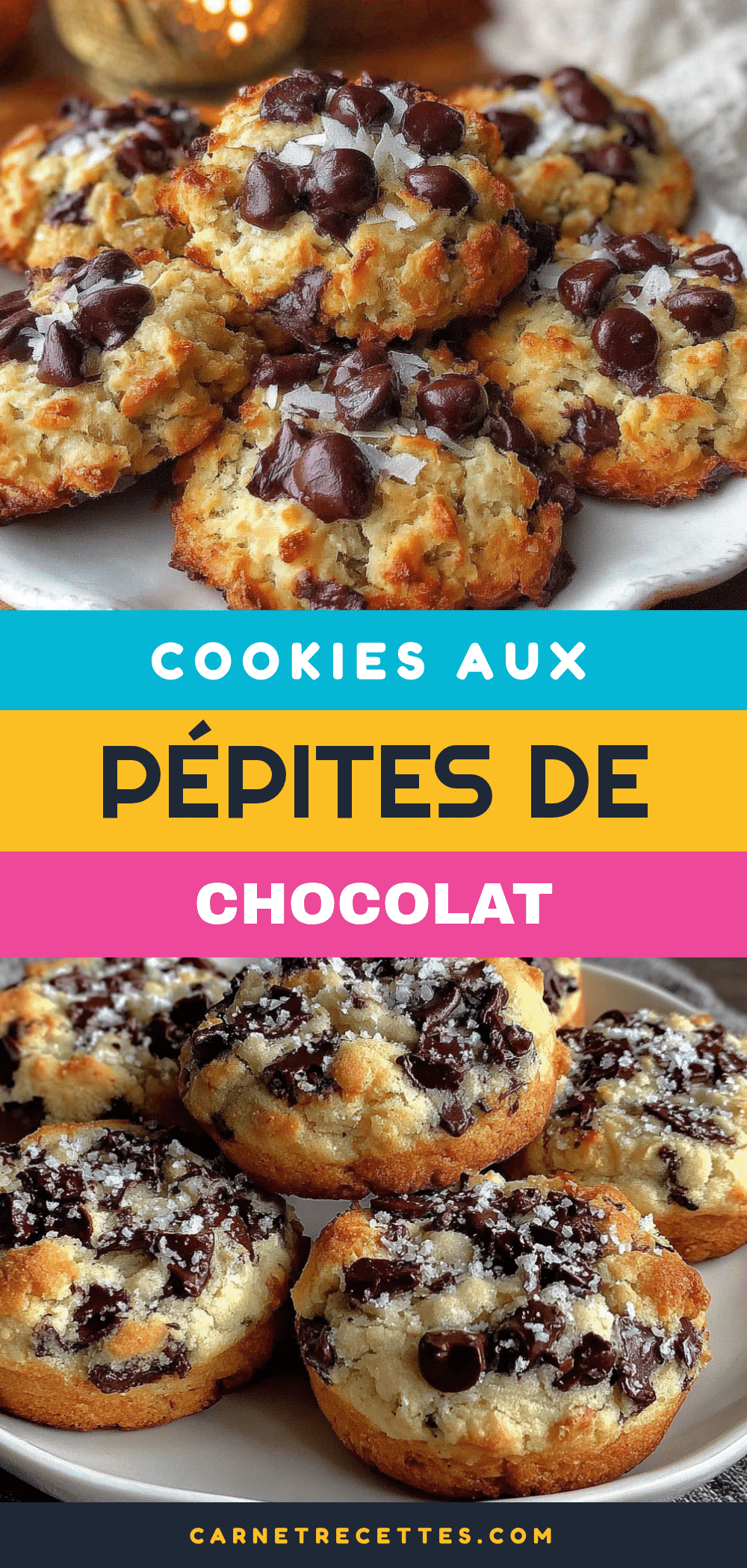 cookies aux pépites de chocolat recipe